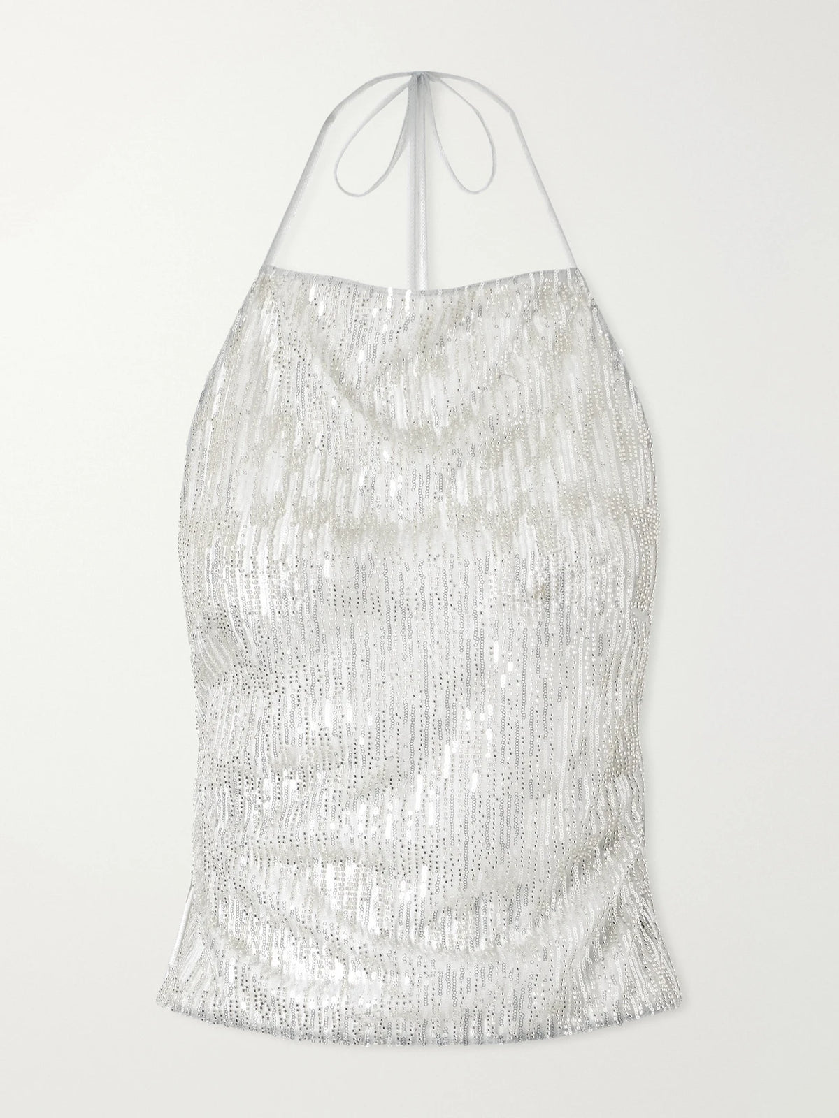 Ilkyaz Ozel Rayy Sequined Mesh Top