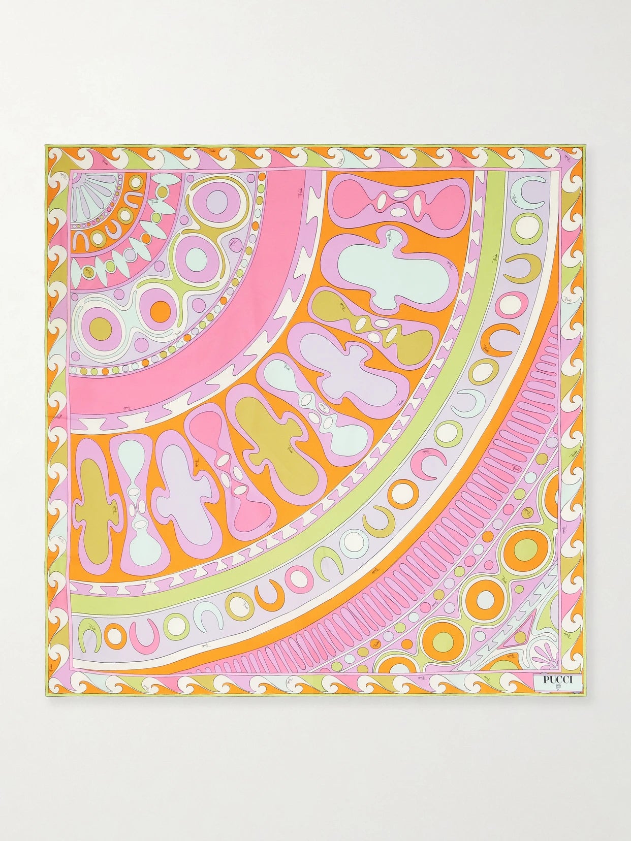Printed Silk-twill Scarf