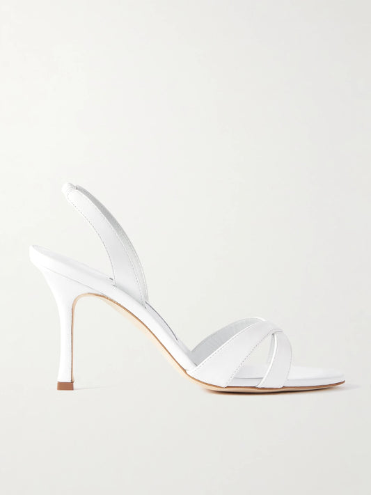 Callasli 90 Leather Slingback Sandals