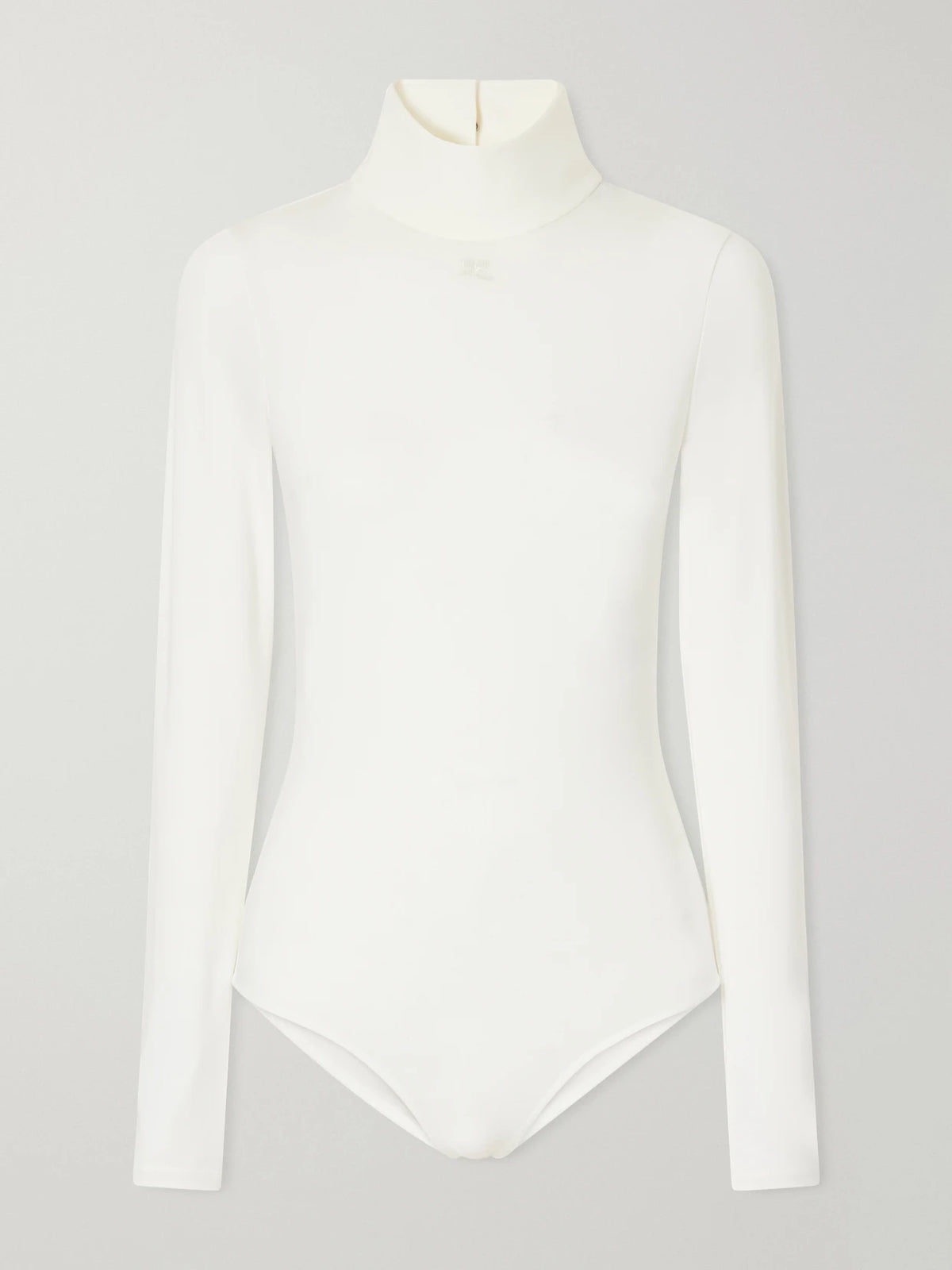 COURREGES Stretch-jersey Mock-neck Bodysuit