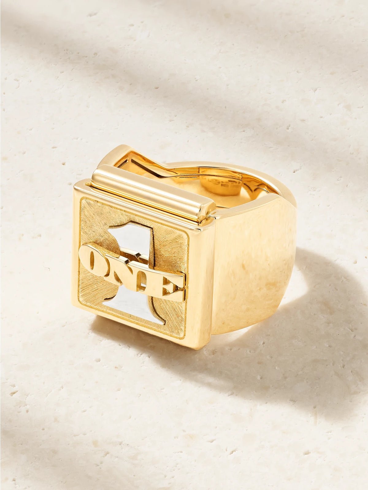 Buck Small 18-karat Yellow And White Gold Ring