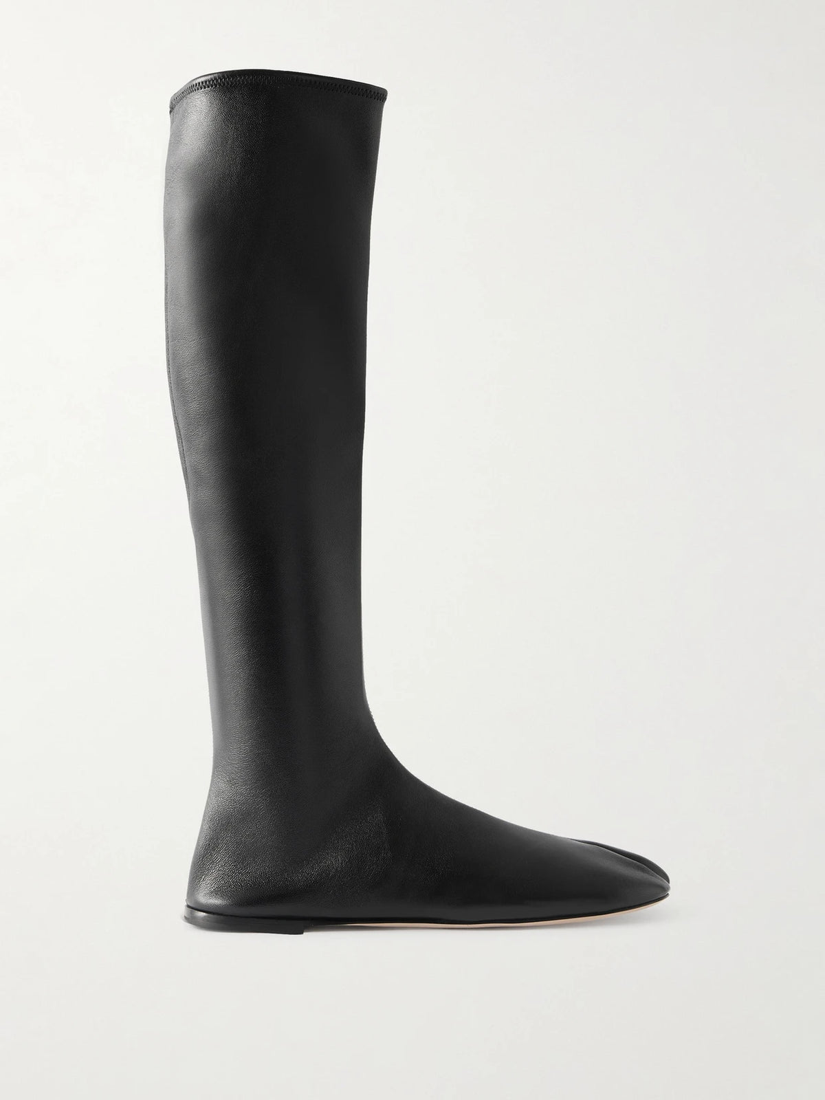 Tabi Split-toe Leather Knee Boots
