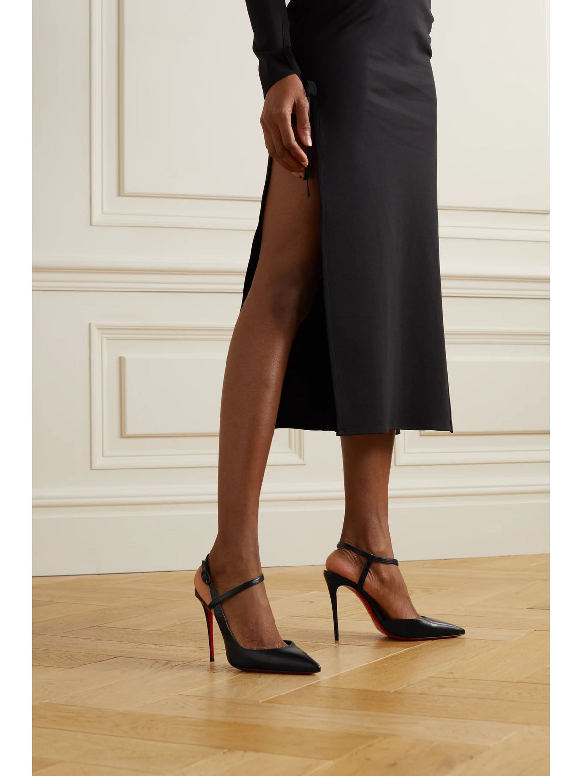 Jenlove 100 Leather Slingback Pumps