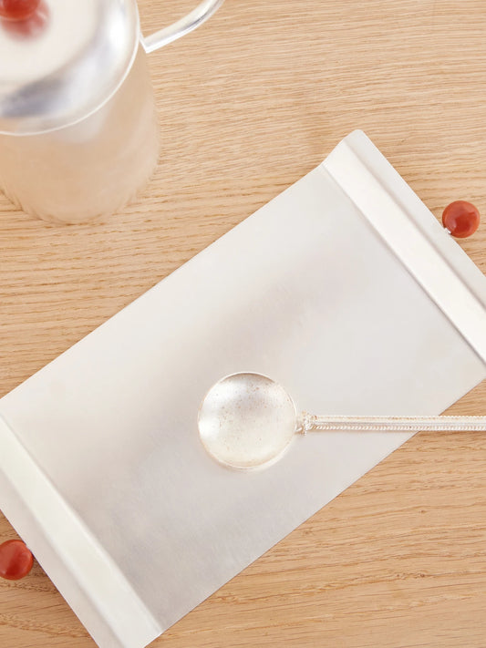 Image of Tableware. Product name - Small Silver-plated And Stone Tray in Multi colour by brand - Natalia Criado
