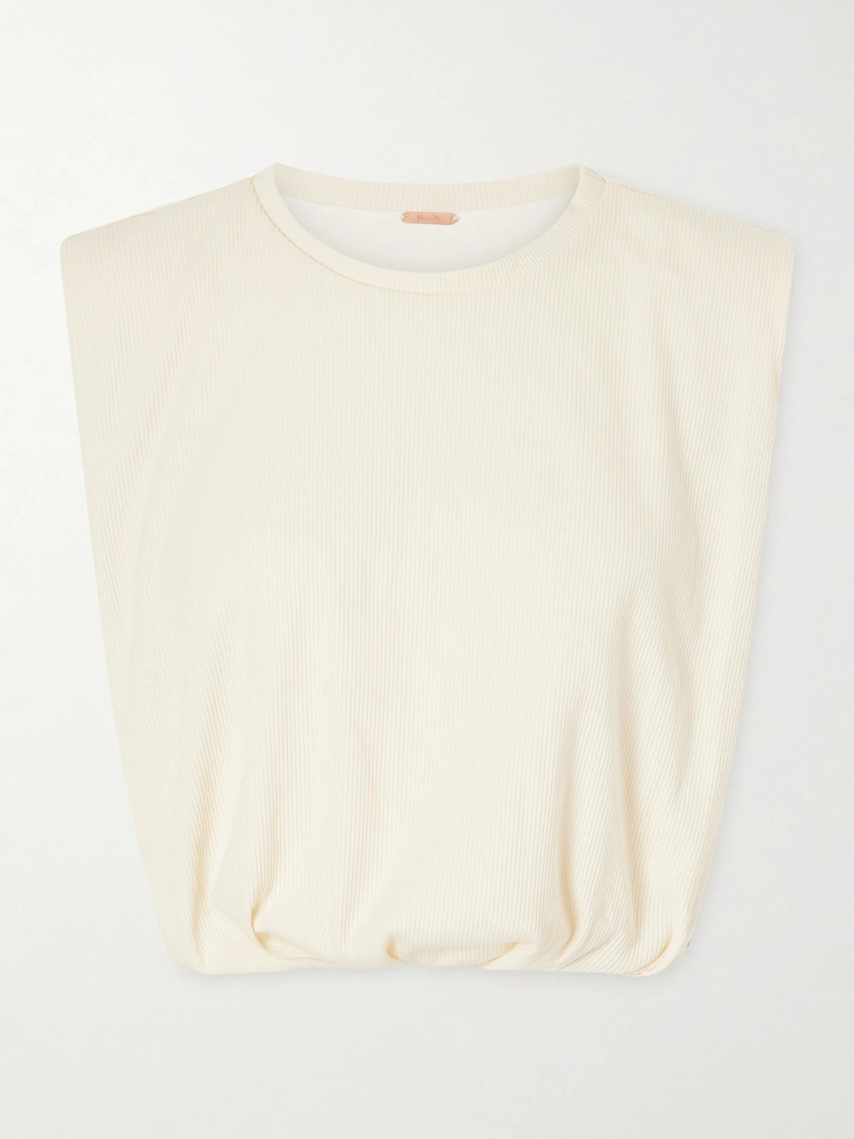 Muraya Ribbed Cotton-blend Top