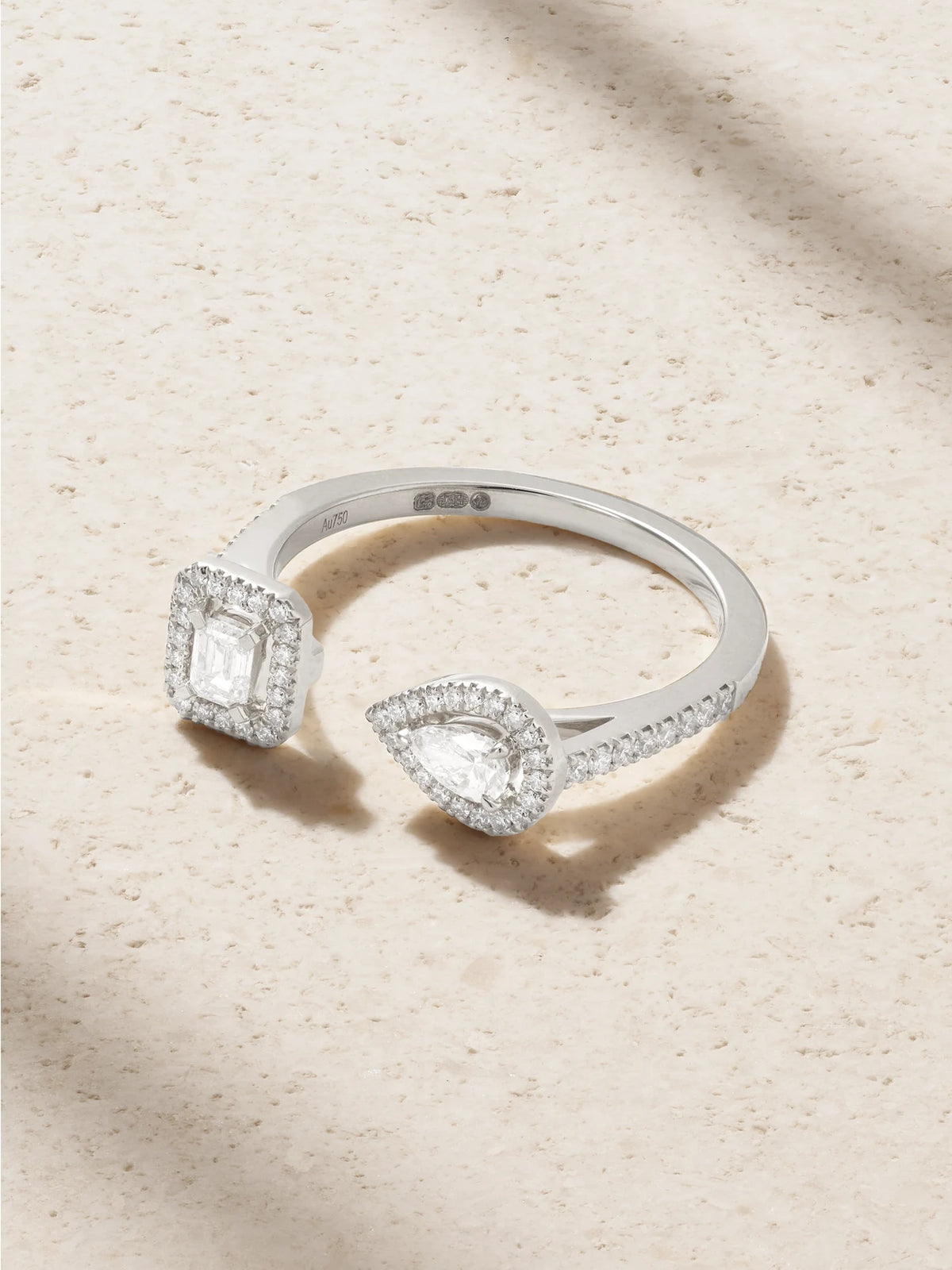My Twin Toi & Moi 18-karat White Gold Diamond Ring
