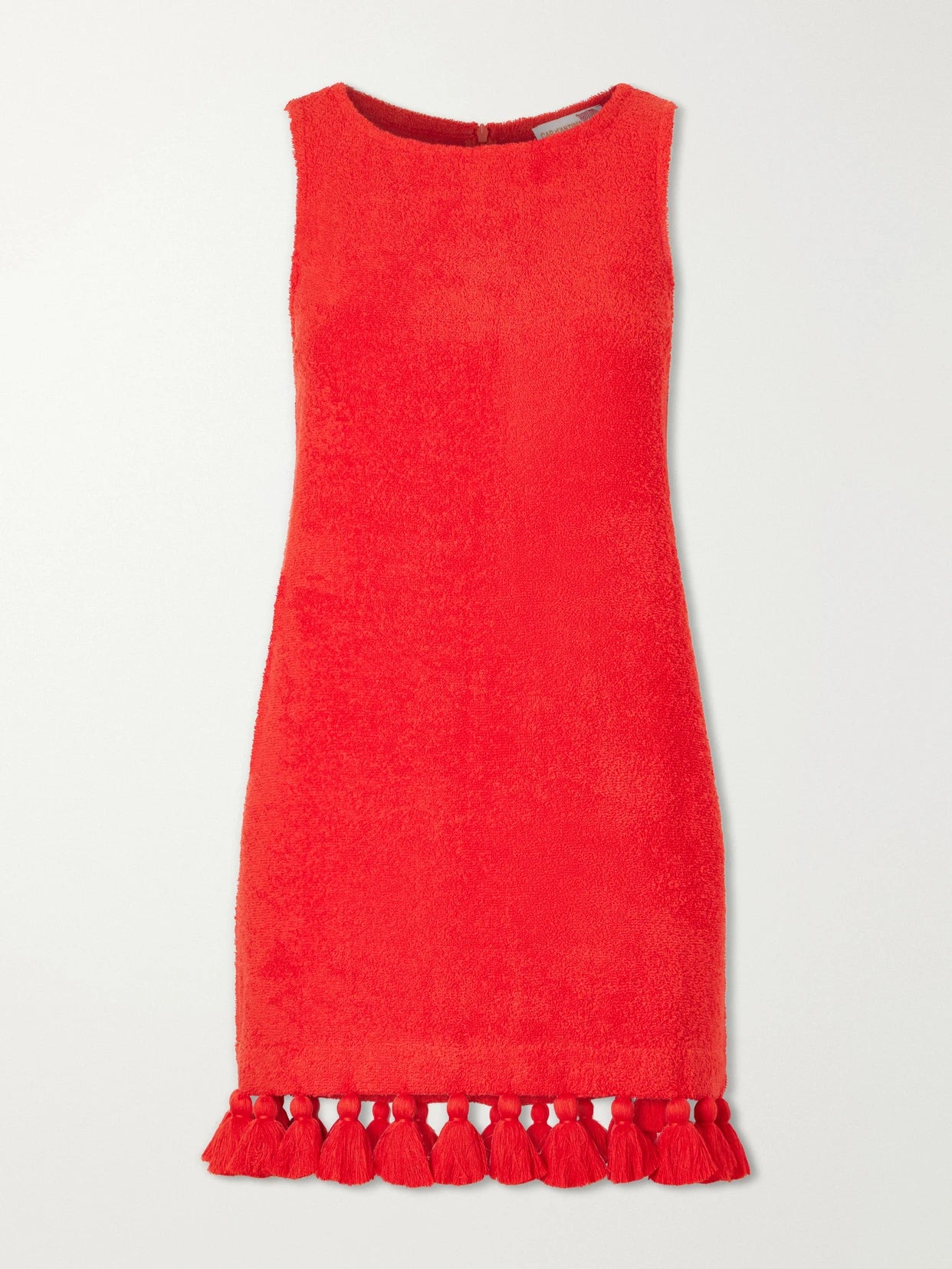 Image of Dresses. Product name - Manon Cotton-terry Mini Dress in Red colour by brand - Cap d'Antibes