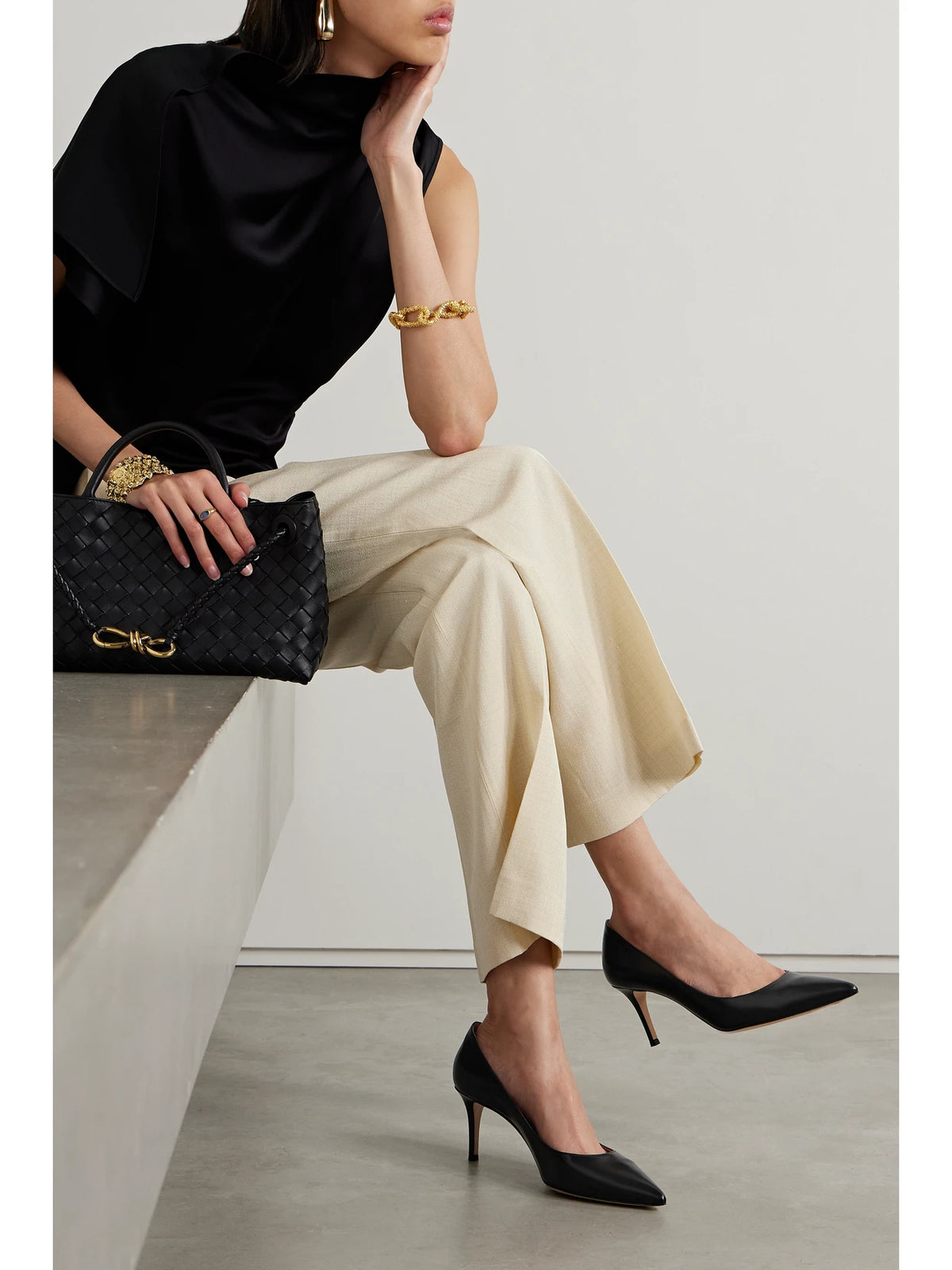 Rossi Gianvito 70 Leather Pumps