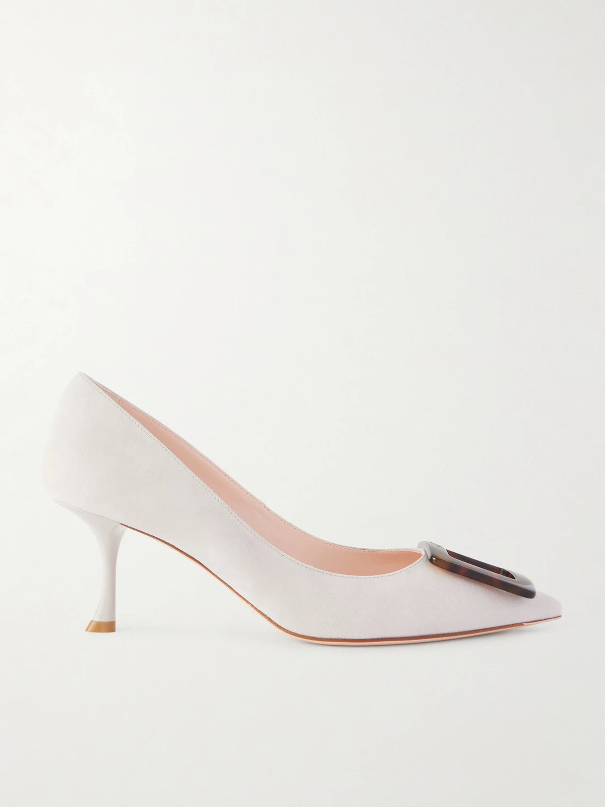 Viv In The City 65 Buckled Suede Pumps