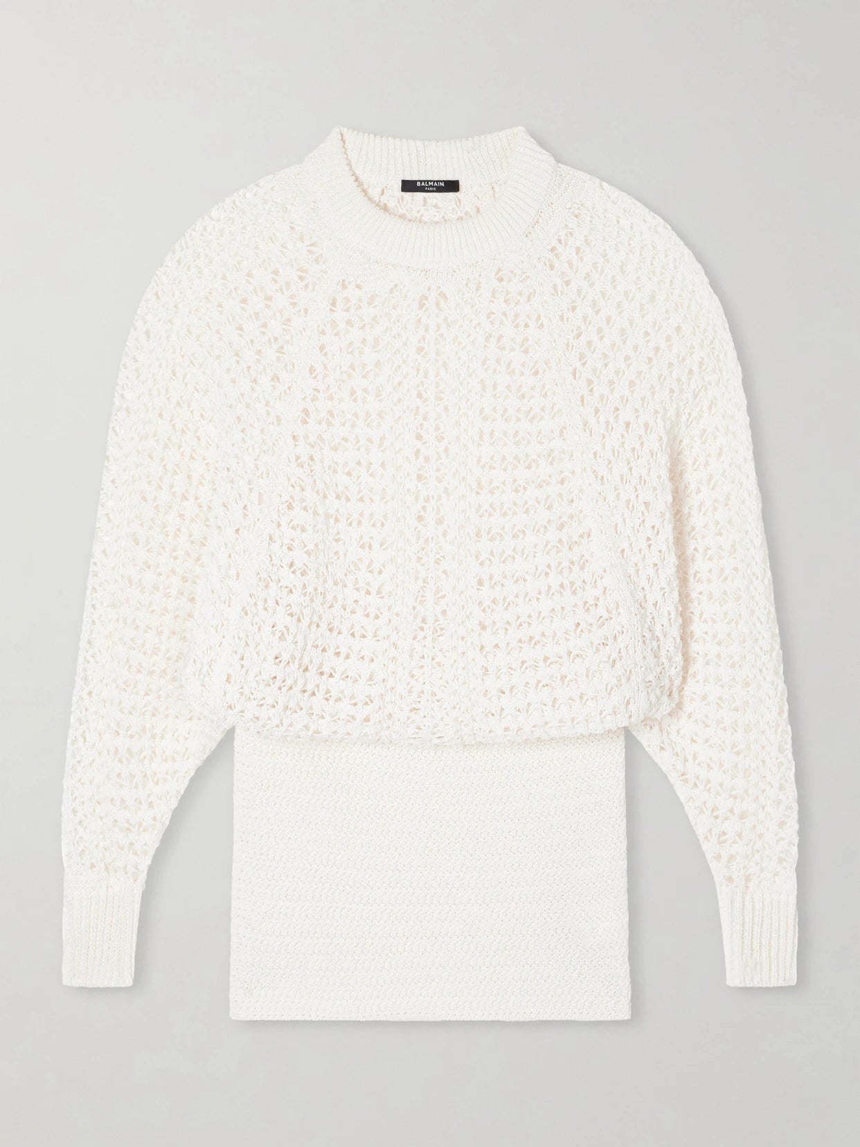 Crocheted Mini Dress