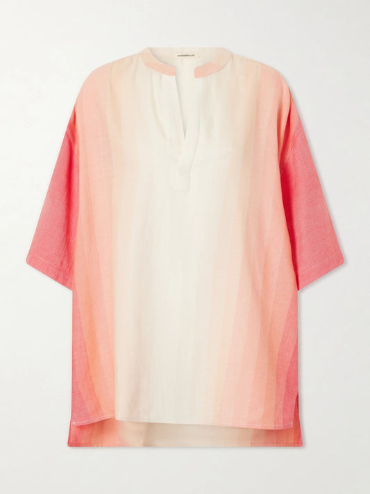 Marrakshi Life Striped Cotton Coverup
