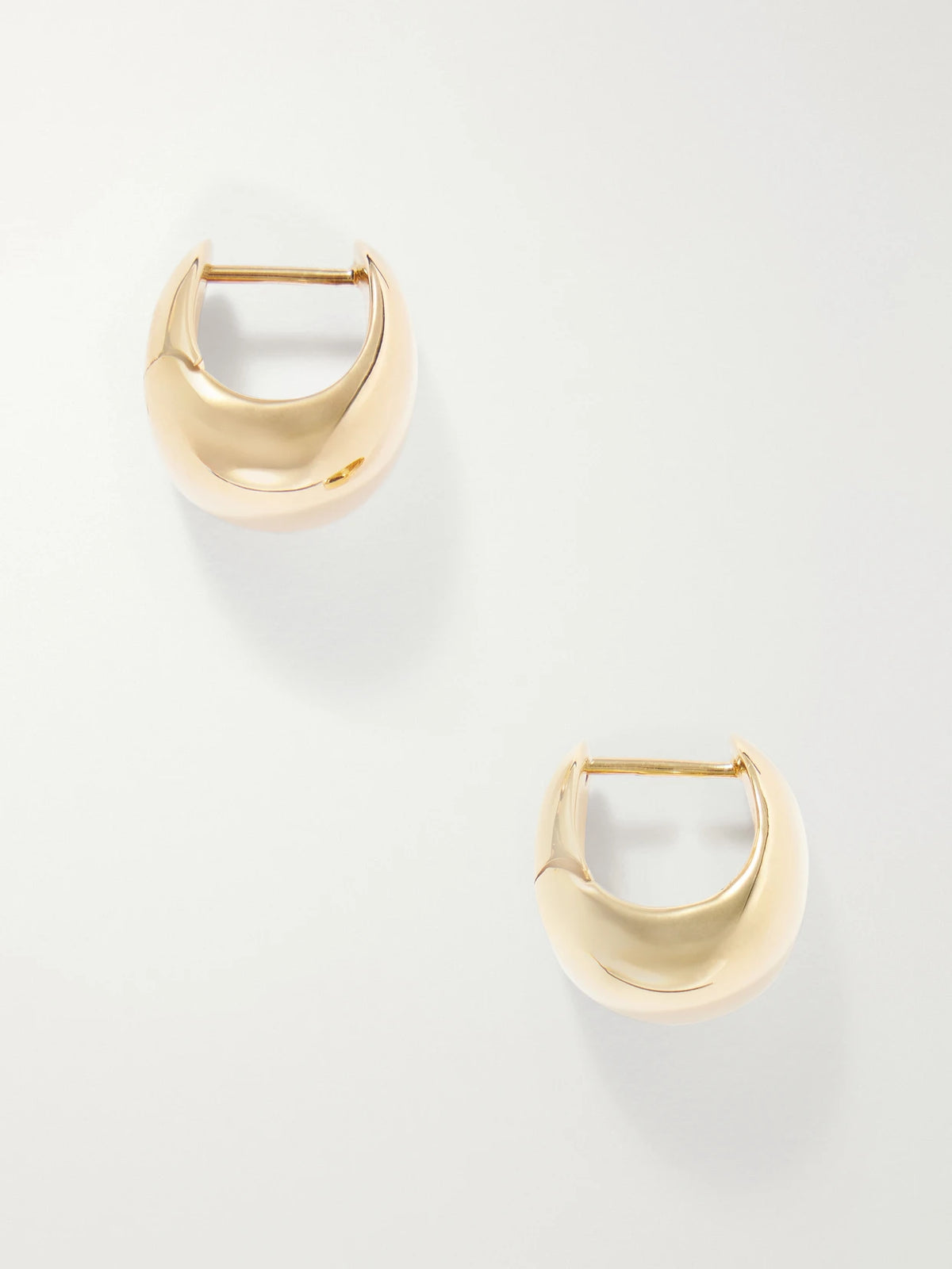 The Violet Gold-plated Sterling Silver Hoop Earrings