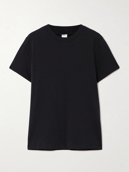 Image of T-Shirts. Product name - All Yours Cotton T-shirt in Black colour by brand - lululemon