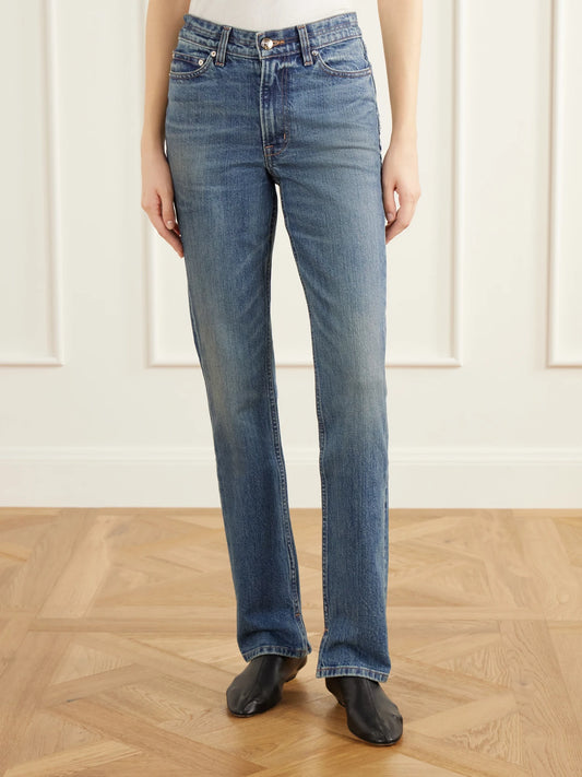 RÙADH The Cecile Slim High-rise Jeans