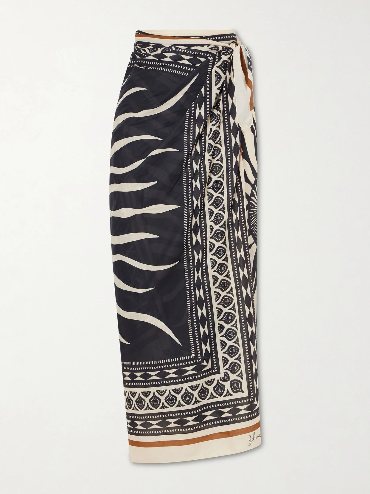 Golden Horizon Printed Cotton Pareo