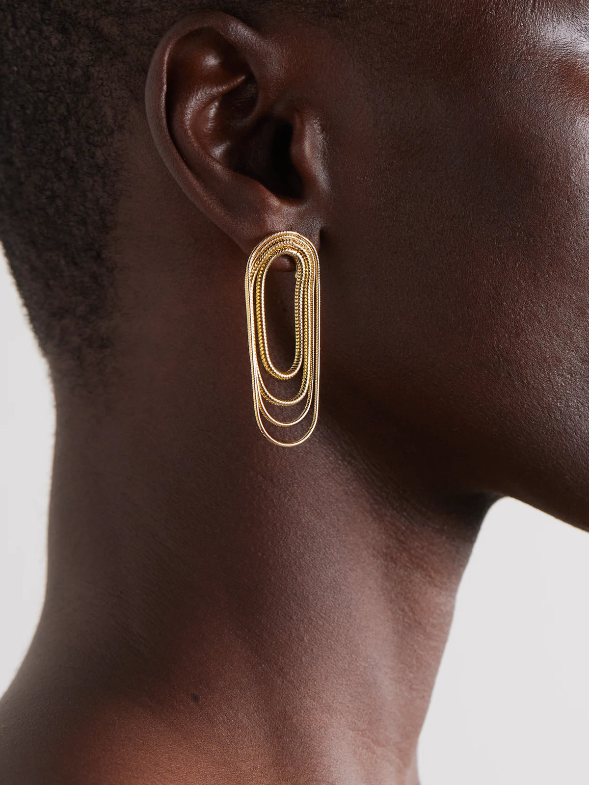 Image of Earrings. Product name - 18-karat Gold Earrings in Multi colour by brand - Fernando Jorge