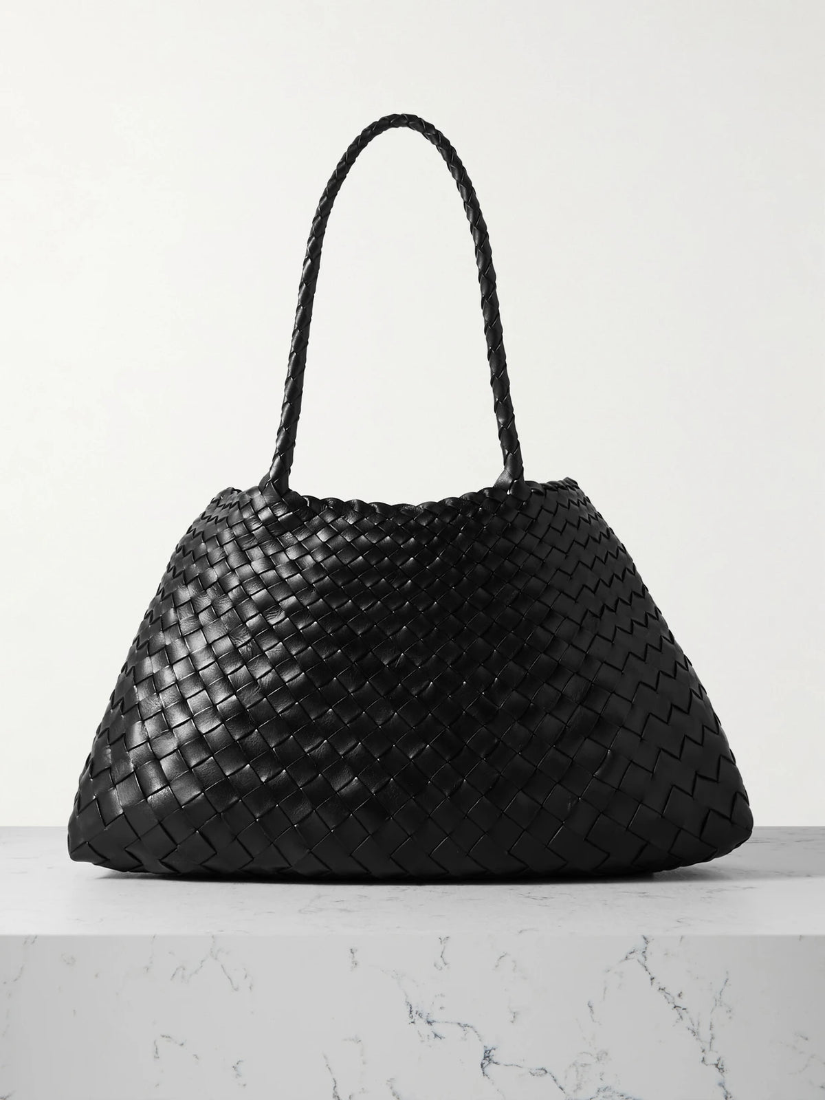 Santa Croce Big Woven Leather Tote