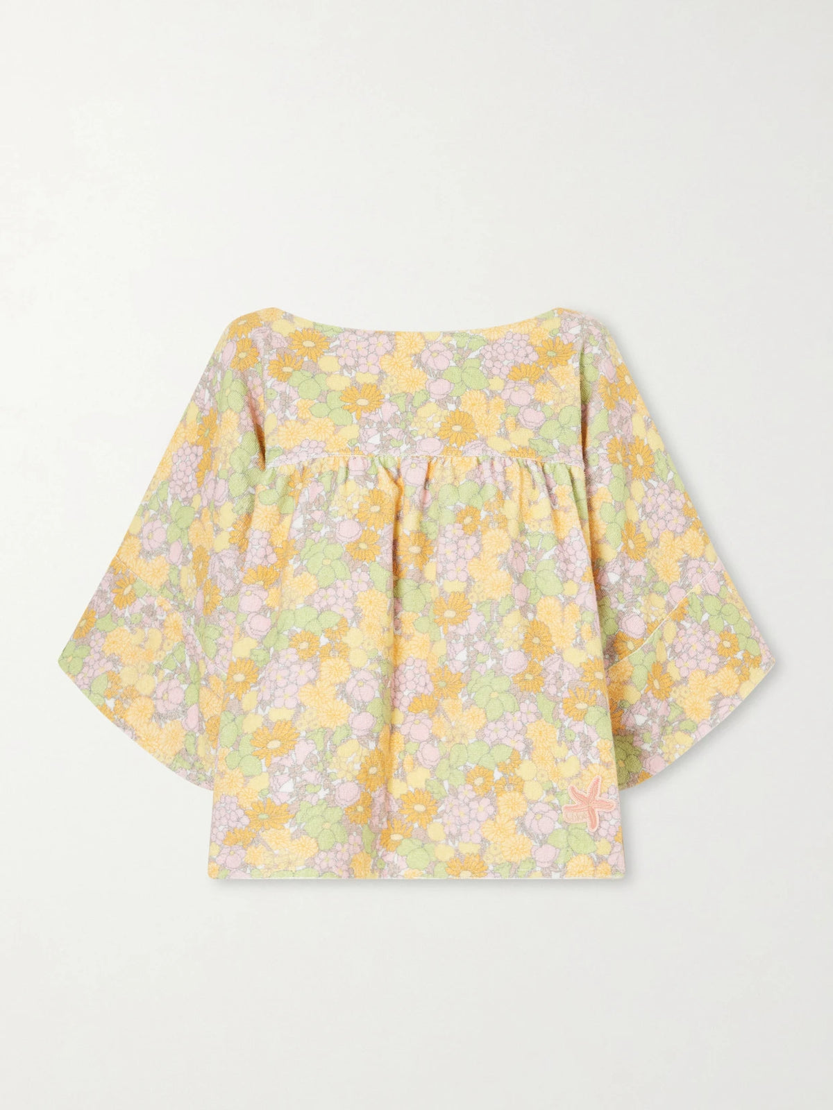 Flower-print Cotton Tunic
