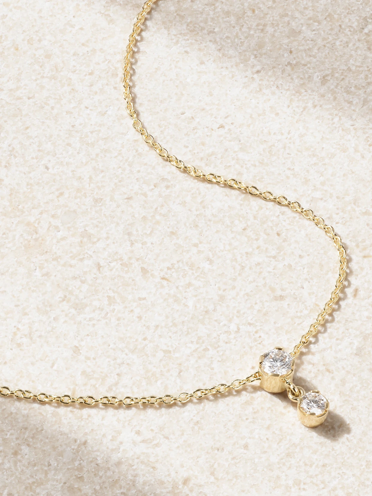Venus 18-karat Recycled Gold Diamond Necklace