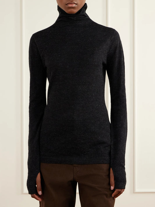Lauren Manoogian Merino Wool And Alpaca-blend Turtleneck Sweater
