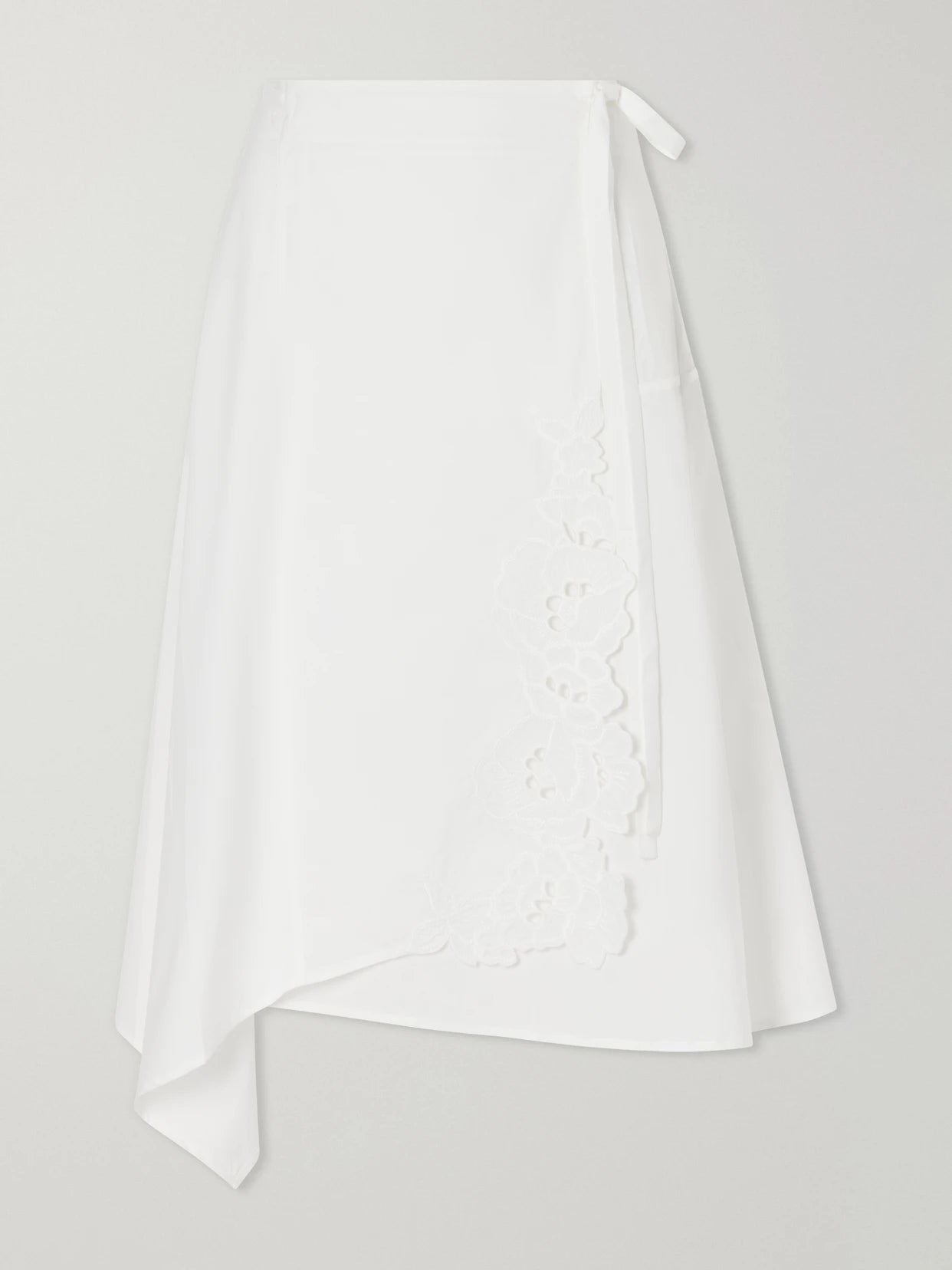 Klara Broderie Anglaise Cotton Midi Skirt