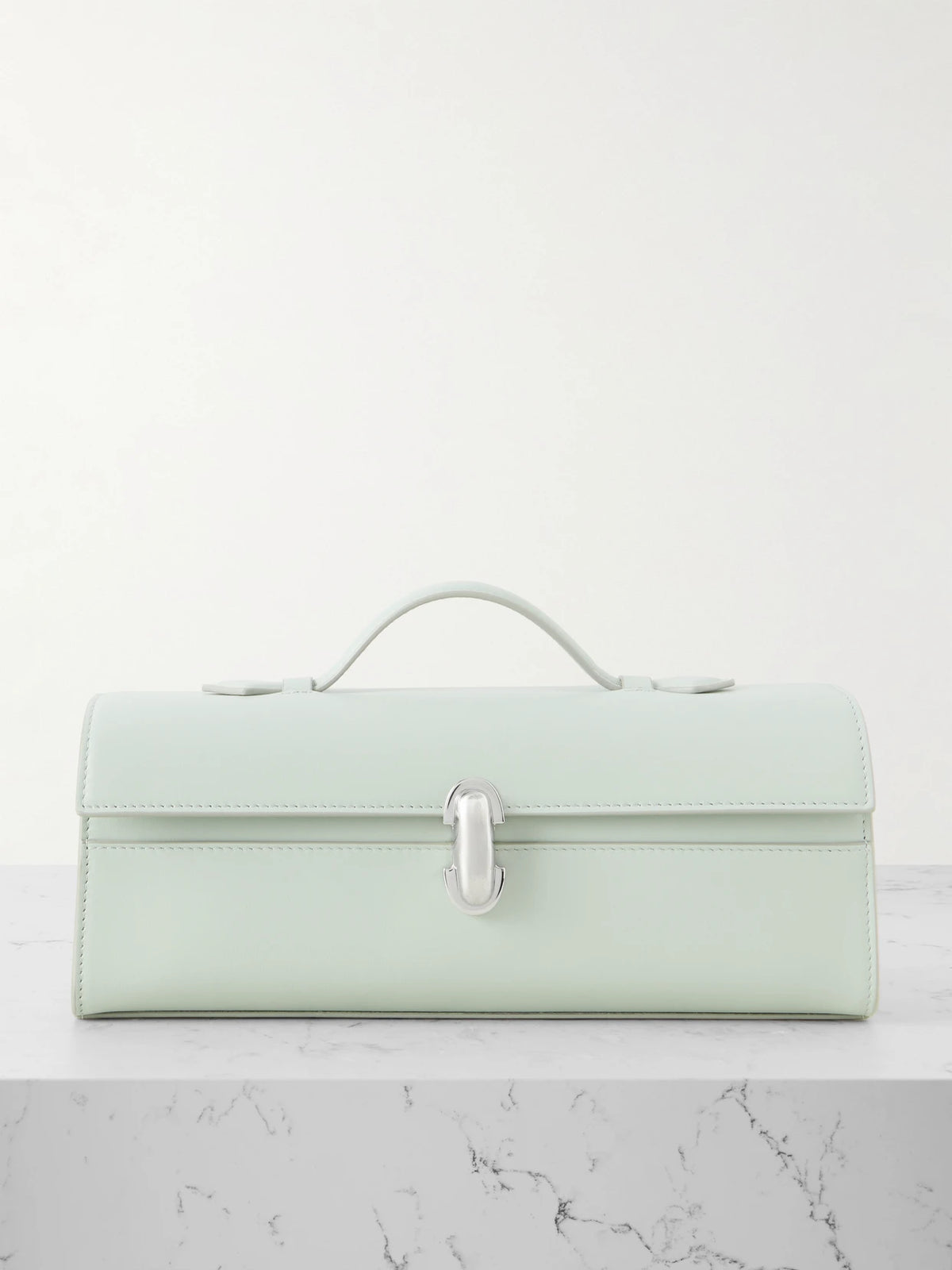 Slim Symmetry Leather Tote