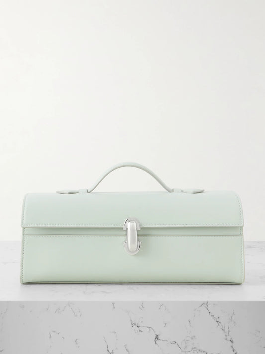 Savette Slim Symmetry Leather Tote