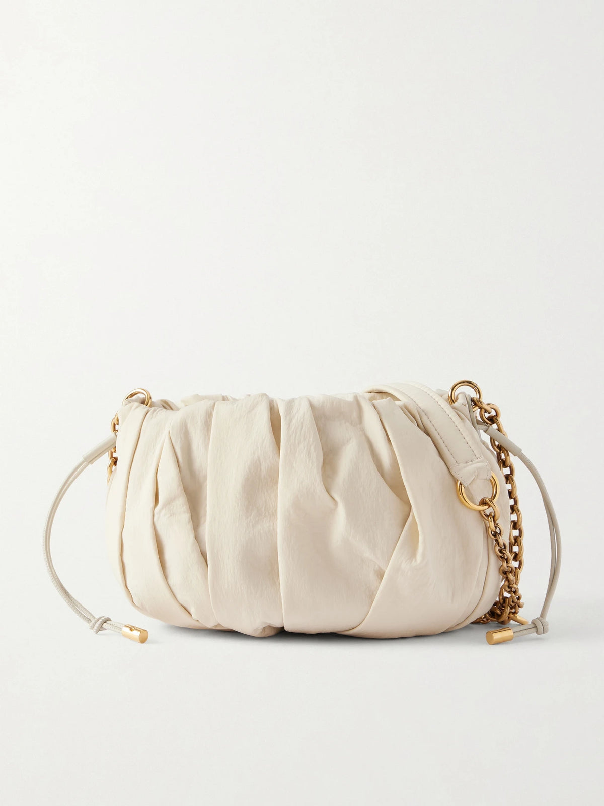 Pleated Shell Shoulder Bag