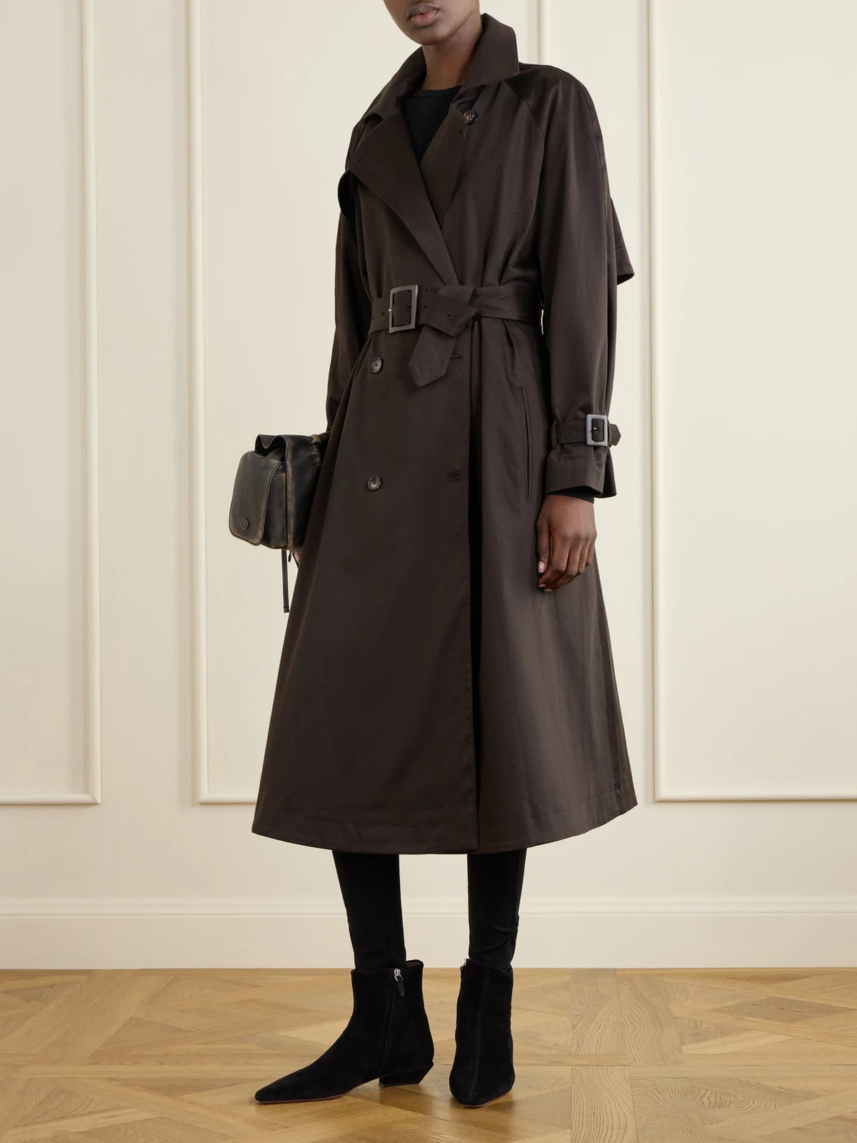 Image of Boots. Product name - Bettina 25 Suede Ankle Boots in Black colour by brand - Paris Texas