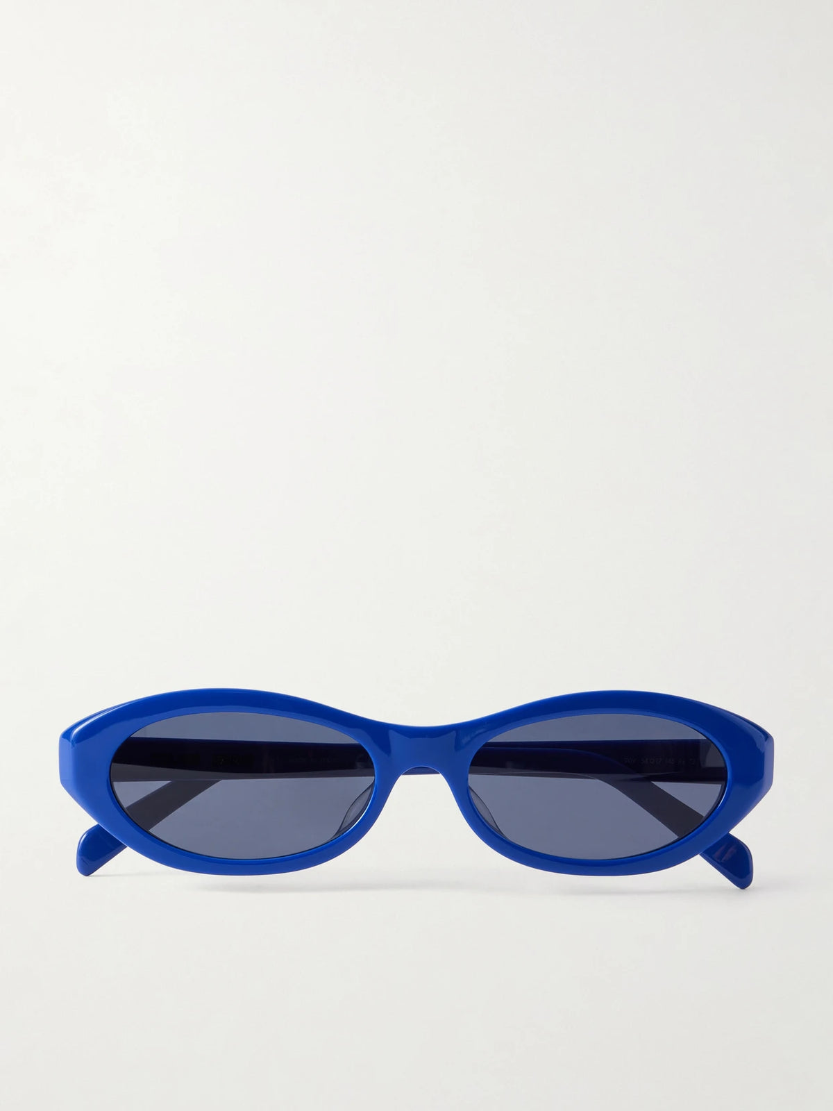 CELINE Eyewear Triomphe Mini Oval-frame Acetate Sunglasses