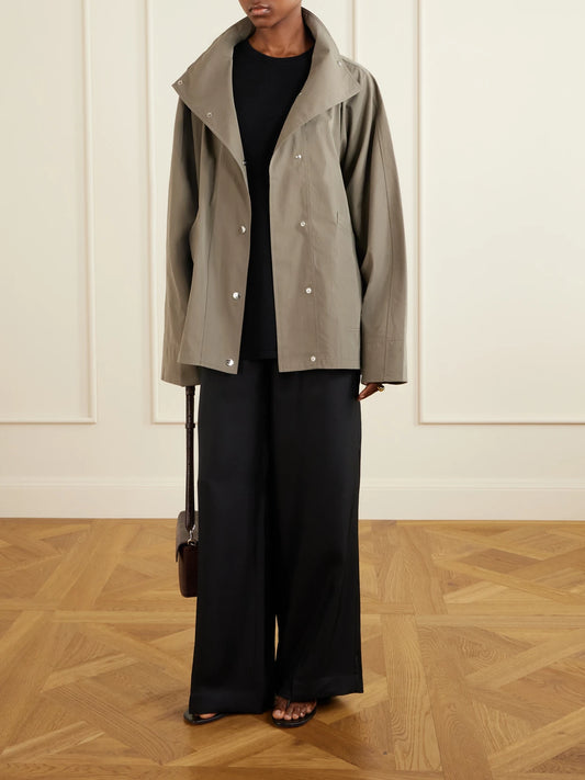Cotton-blend Shell Jacket