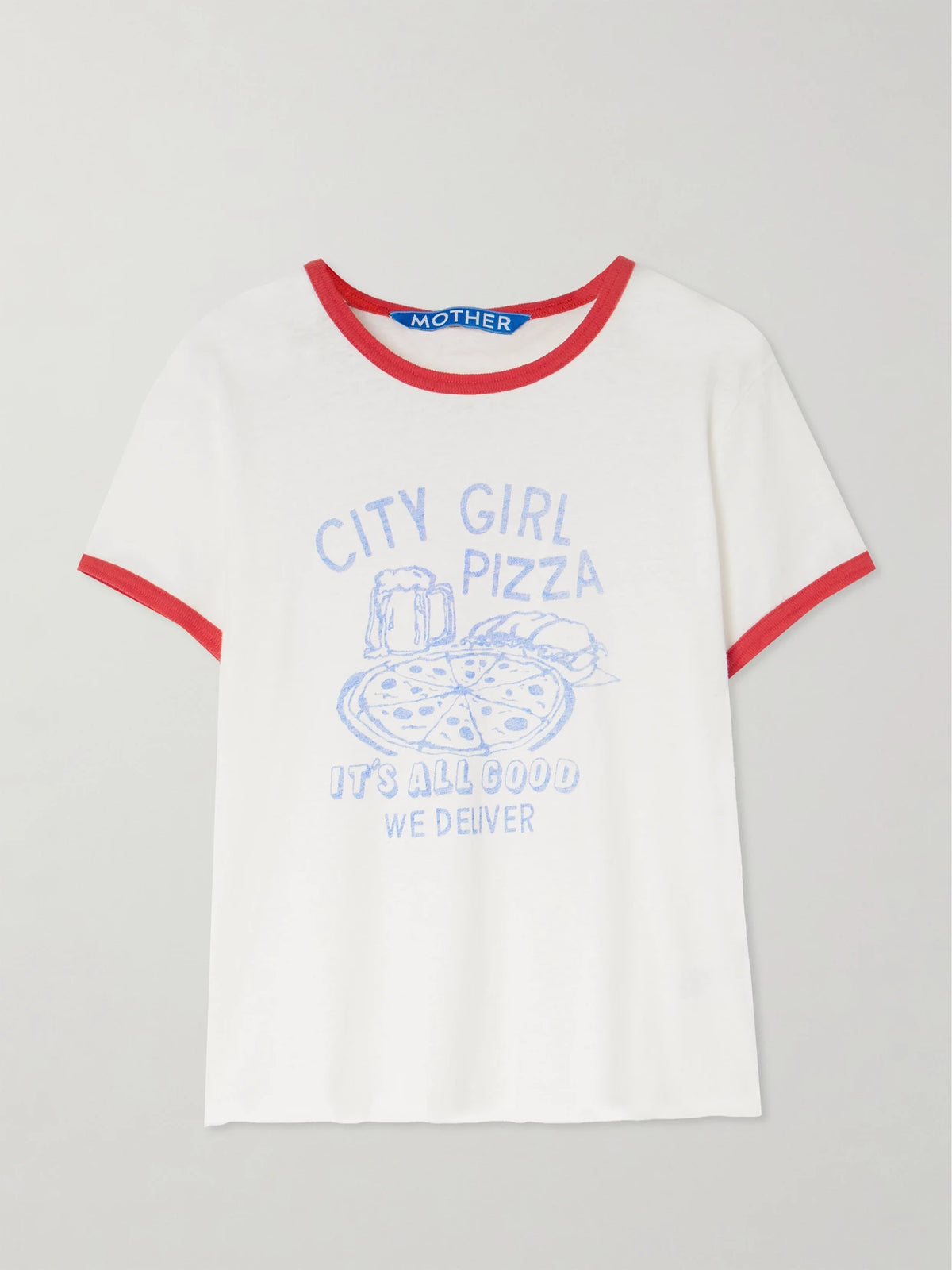 Mother The Lil Goodie Printed Cotton-blend Jersey T-shirt
