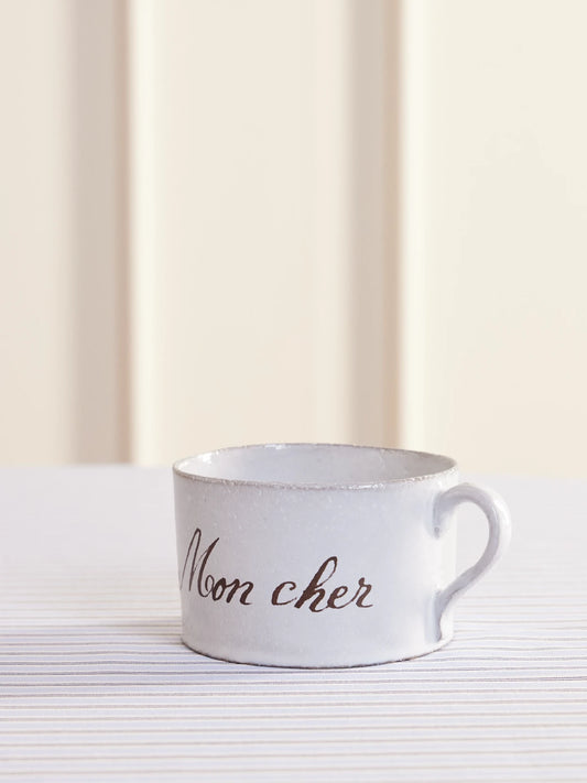 + John Derian Mon Cher Ceramic Cup