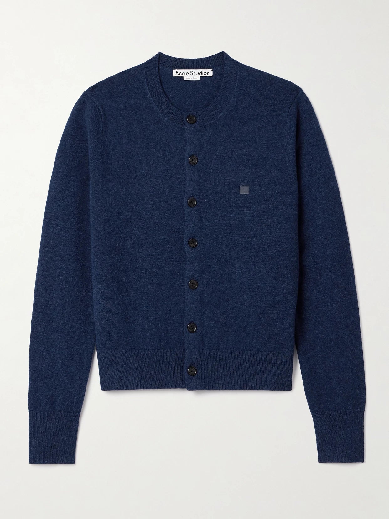 Appliquéd Wool Cardigan