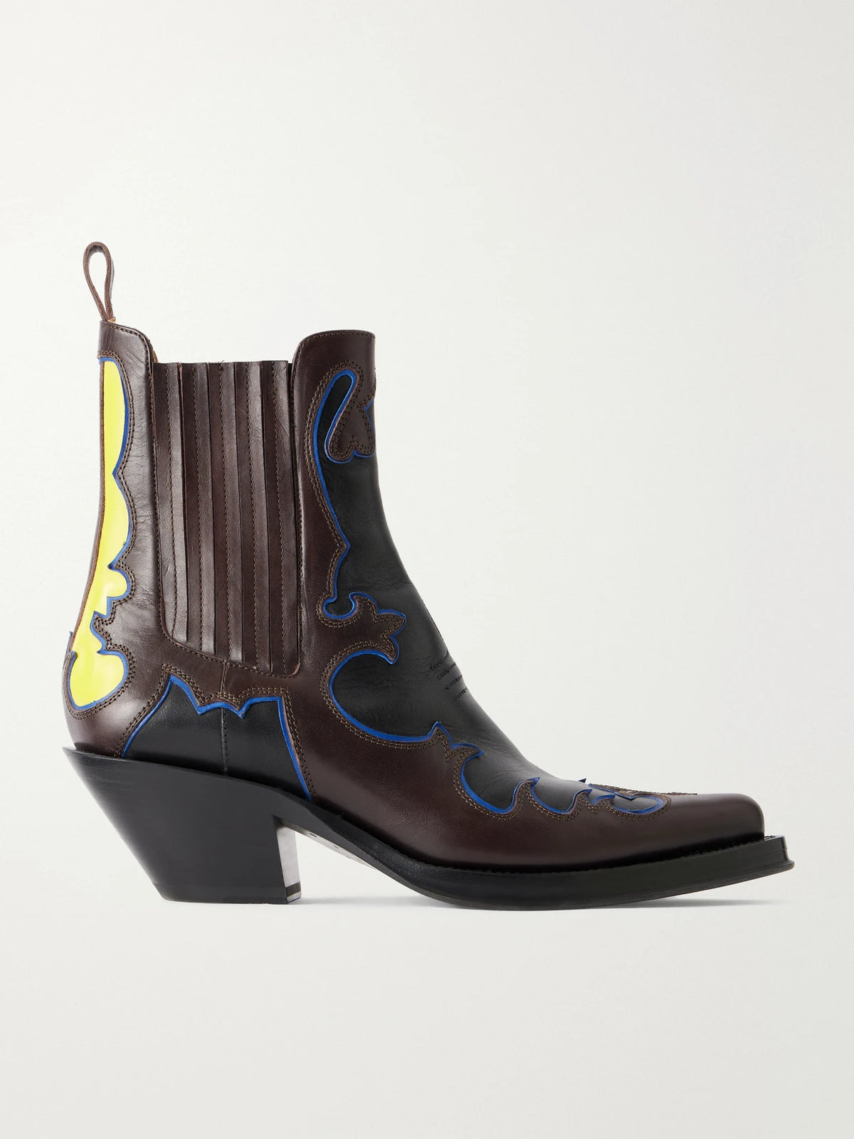 Gabriela Hearst Cassidy 90 Embossed Leather Ankle Boots