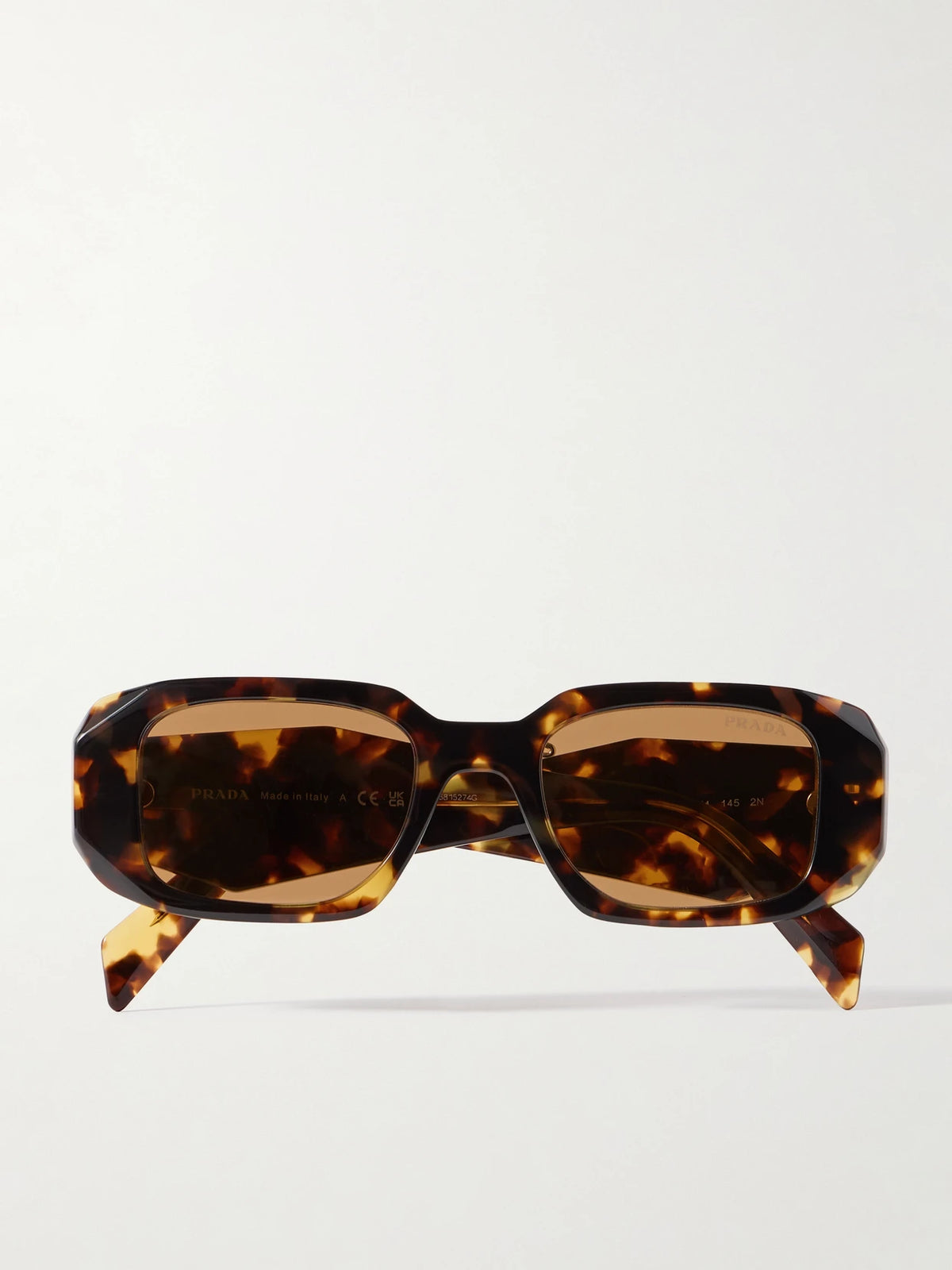 Prada Eyewear Square-frame Tortoiseshell Acetate Sunglasses