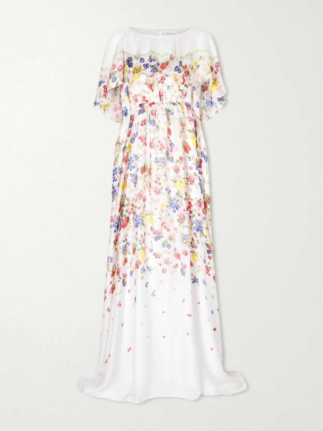 Floral-print Chiffon Maxi Dress