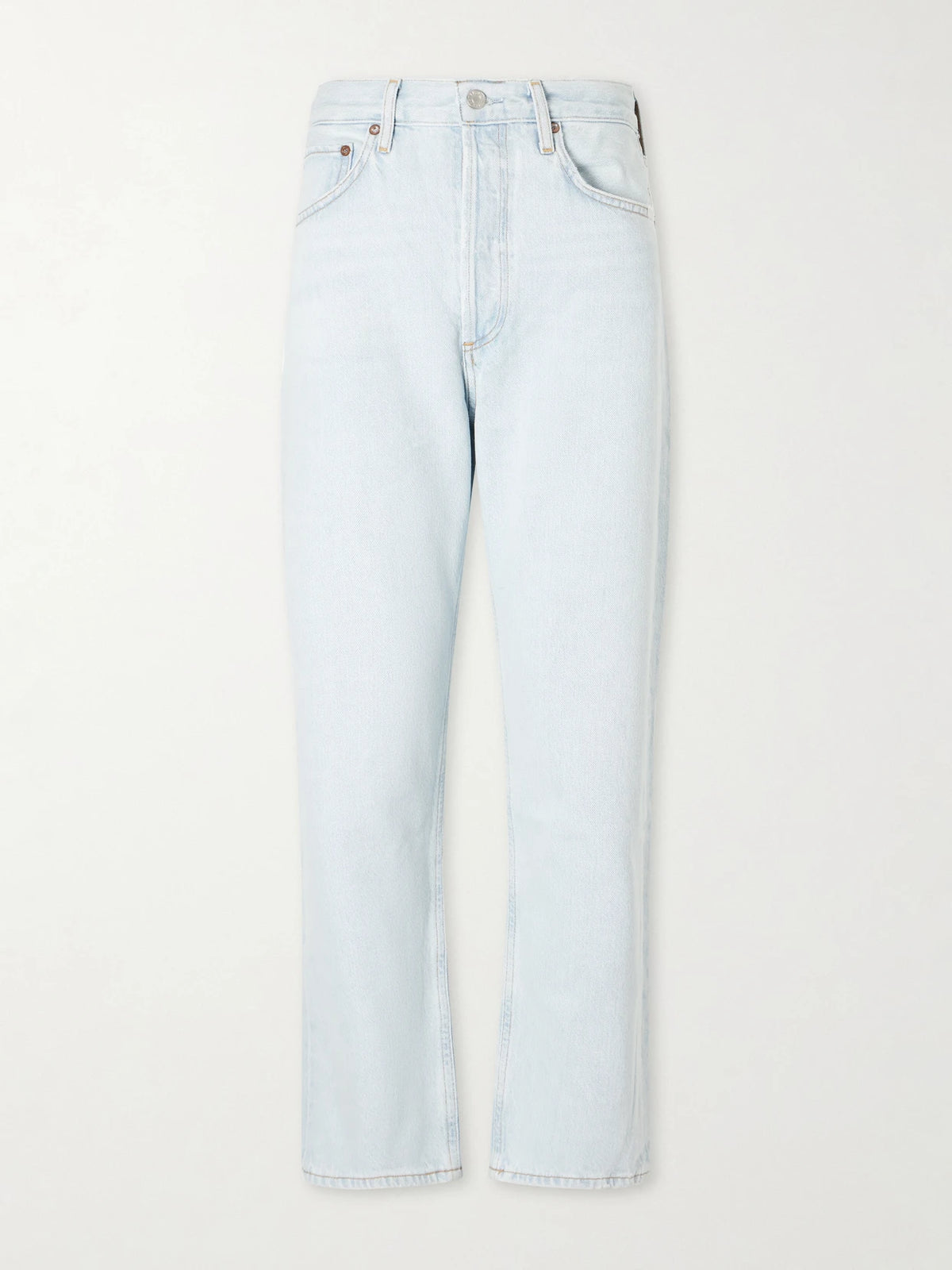 90's Crop Mid-rise Straight-leg Organic Jeans