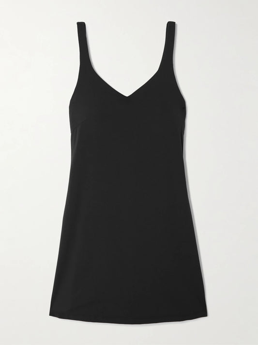 Image of Dresses. Product name - Align Nulu Mini Dress in Black colour by brand - lululemon