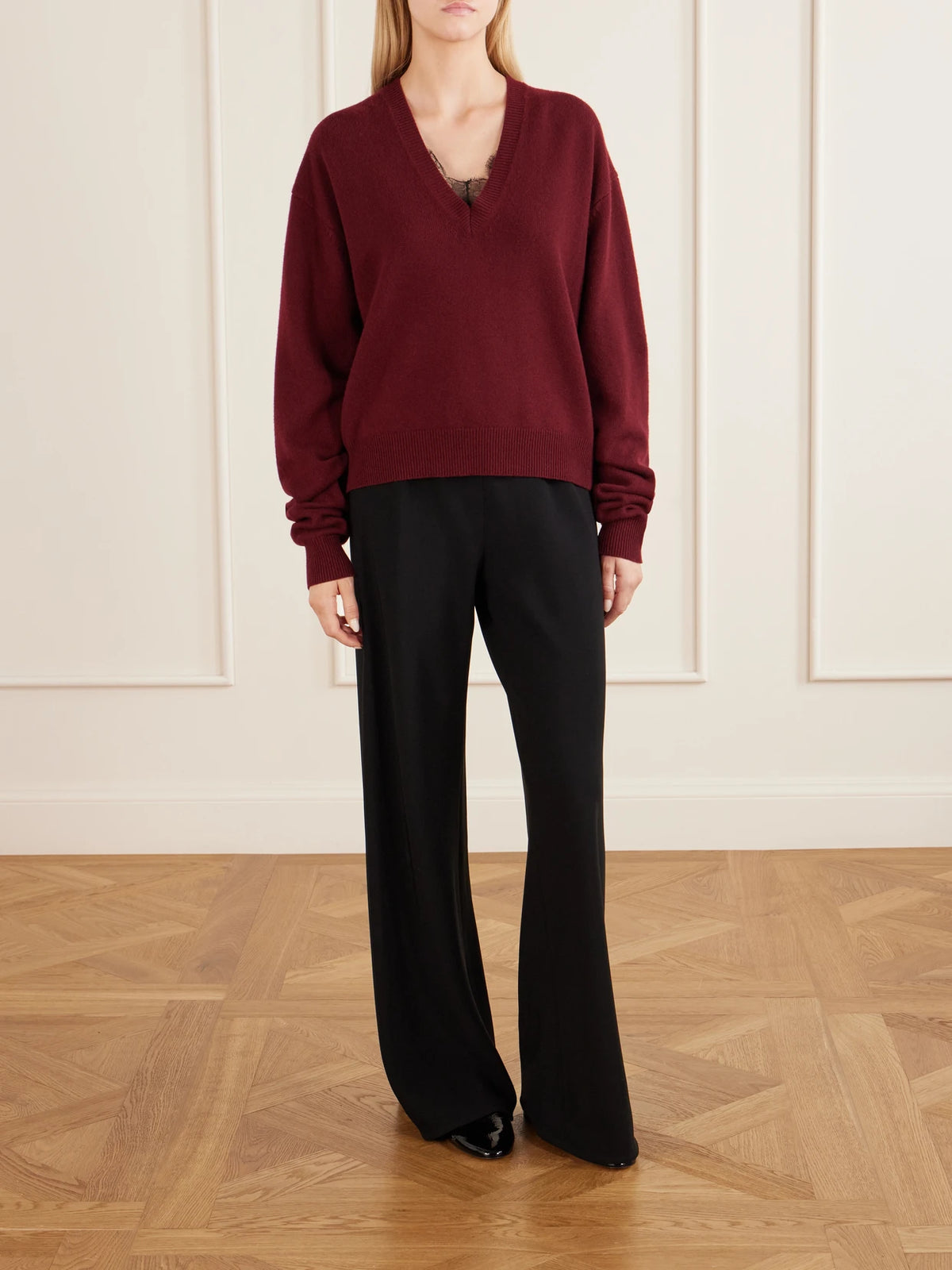 Nili Lotan Aronia Lace-trimmed Ribbed Silk-jersey Tank