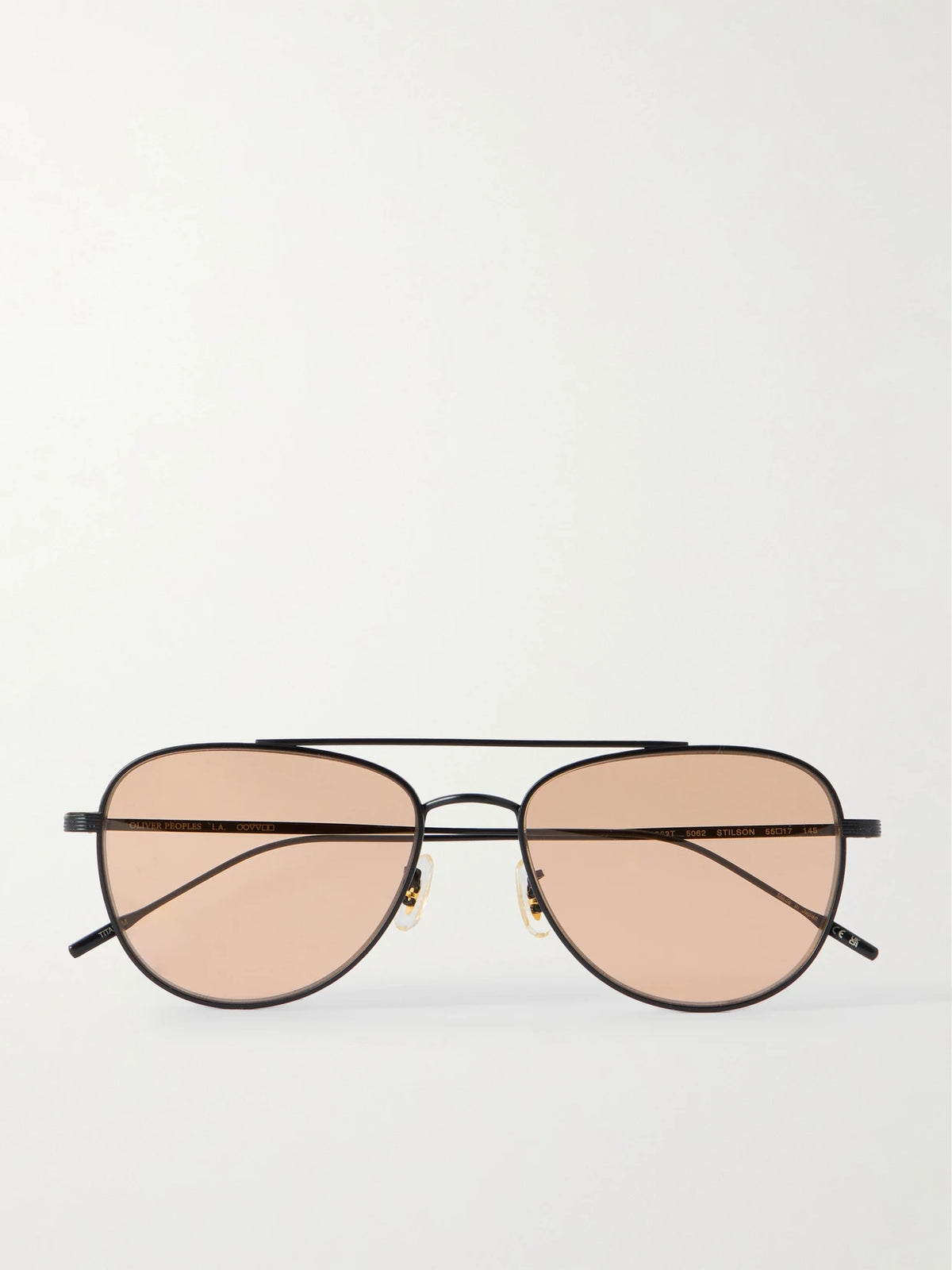 Aviator-style Metal Sunglasses