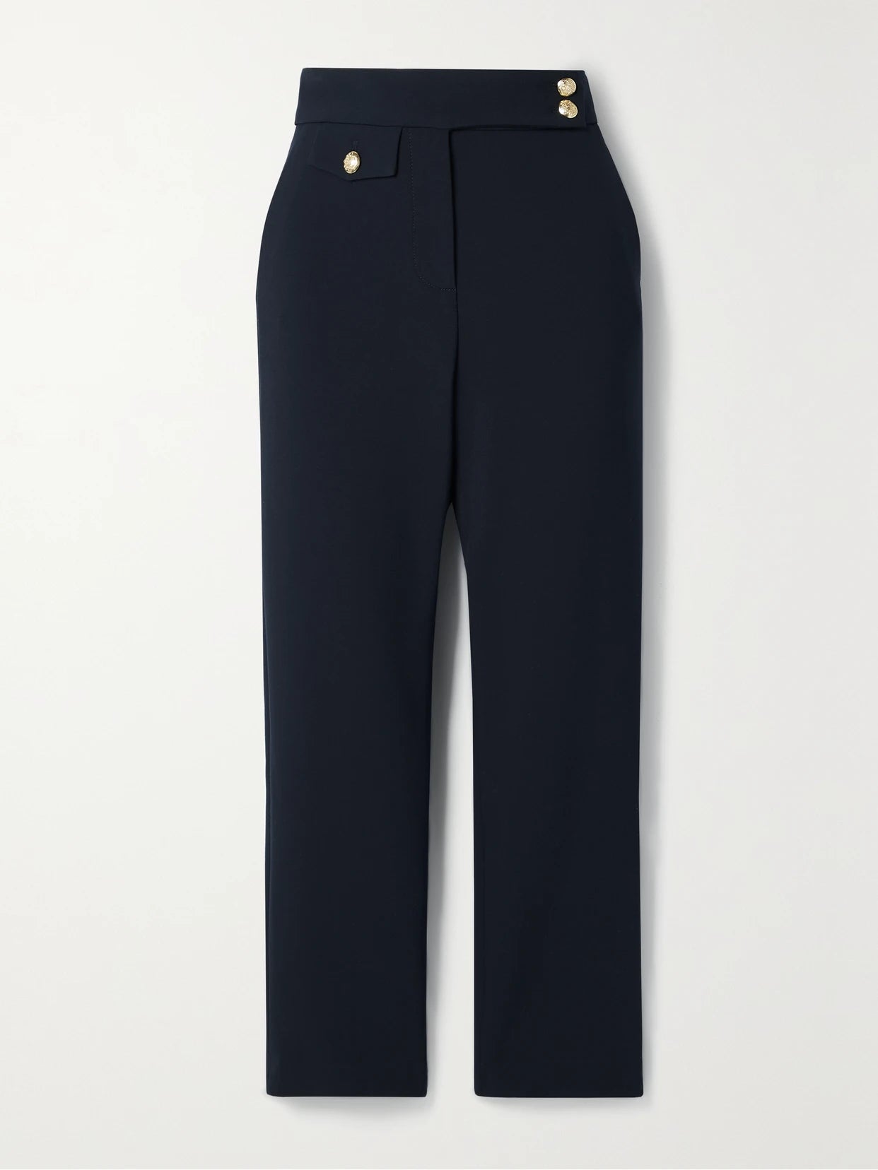 Renzo Cropped Woven Straight-leg Pants