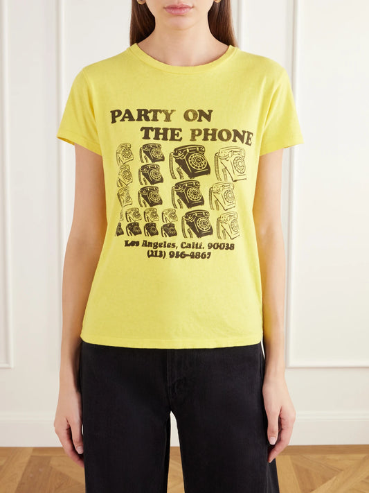 Mother The Lil Goodie Goodie Printed Cotton-jersey T-shirt