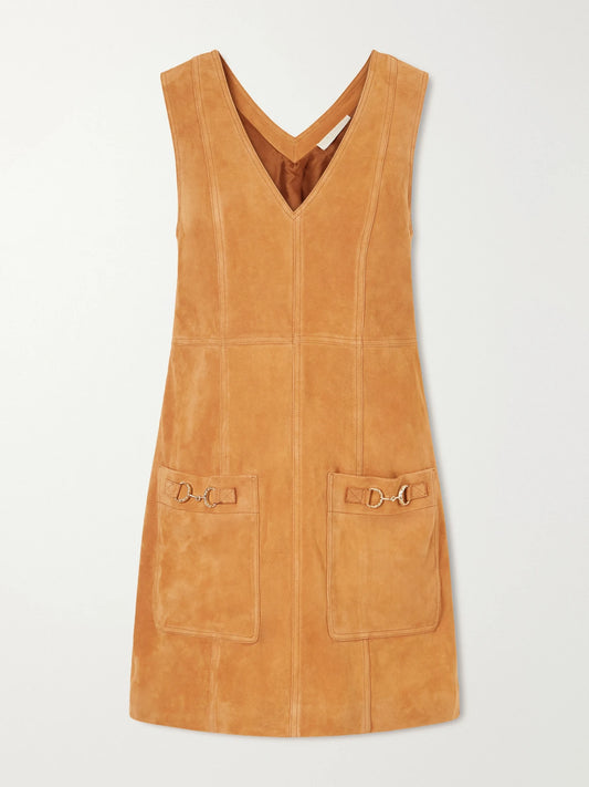 Ulla Johnson Sloane Suede Mini Dress