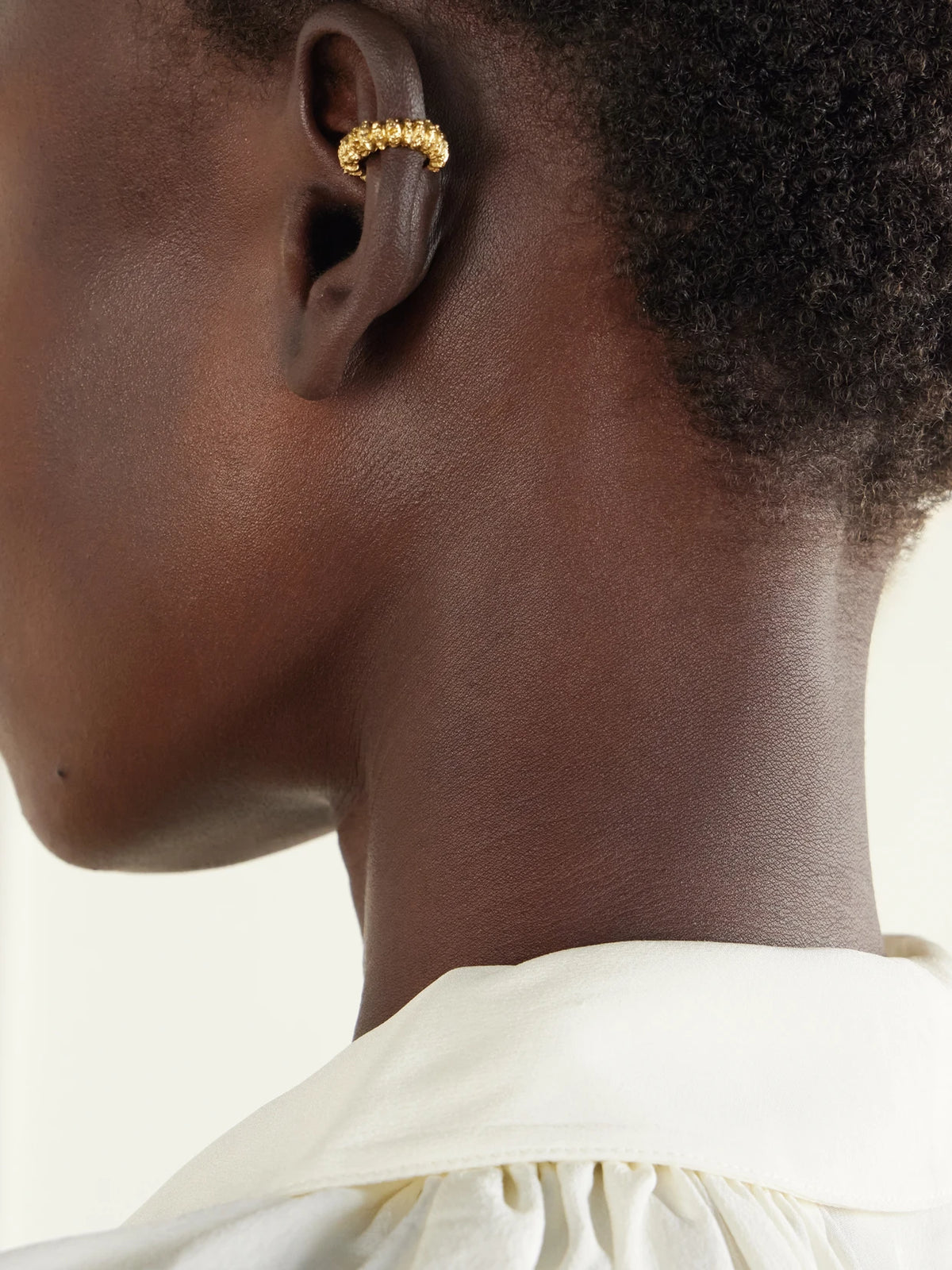 Image of Earrings. Product name - Zoe Gold-plated Ear Cuffs in Multi colour by brand - Paola Sighinolfi
