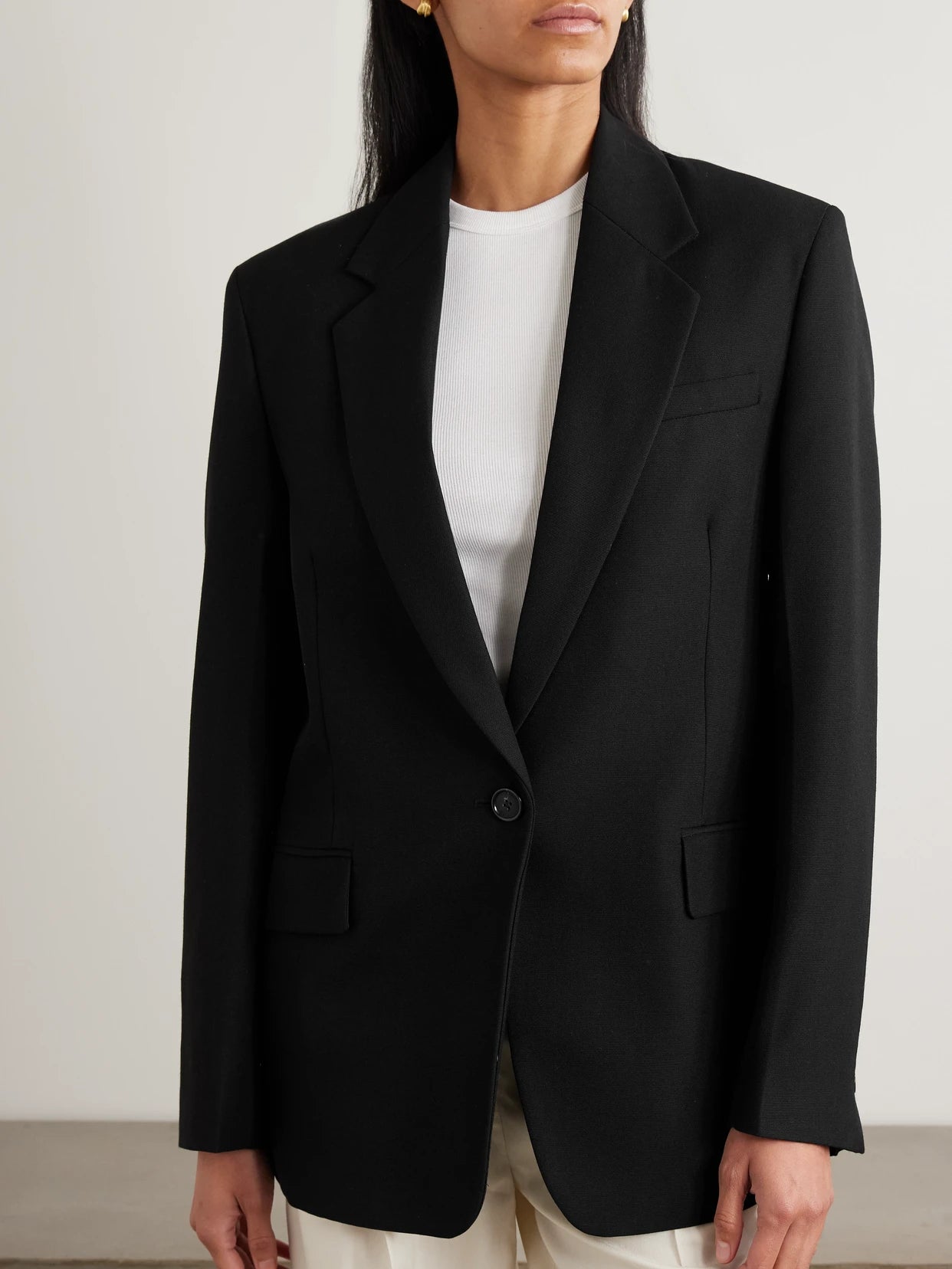 Garderob Oversized Recycled Grain De Poudre Blazer