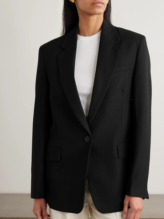 Garderob Oversized Recycled Grain De Poudre Blazer