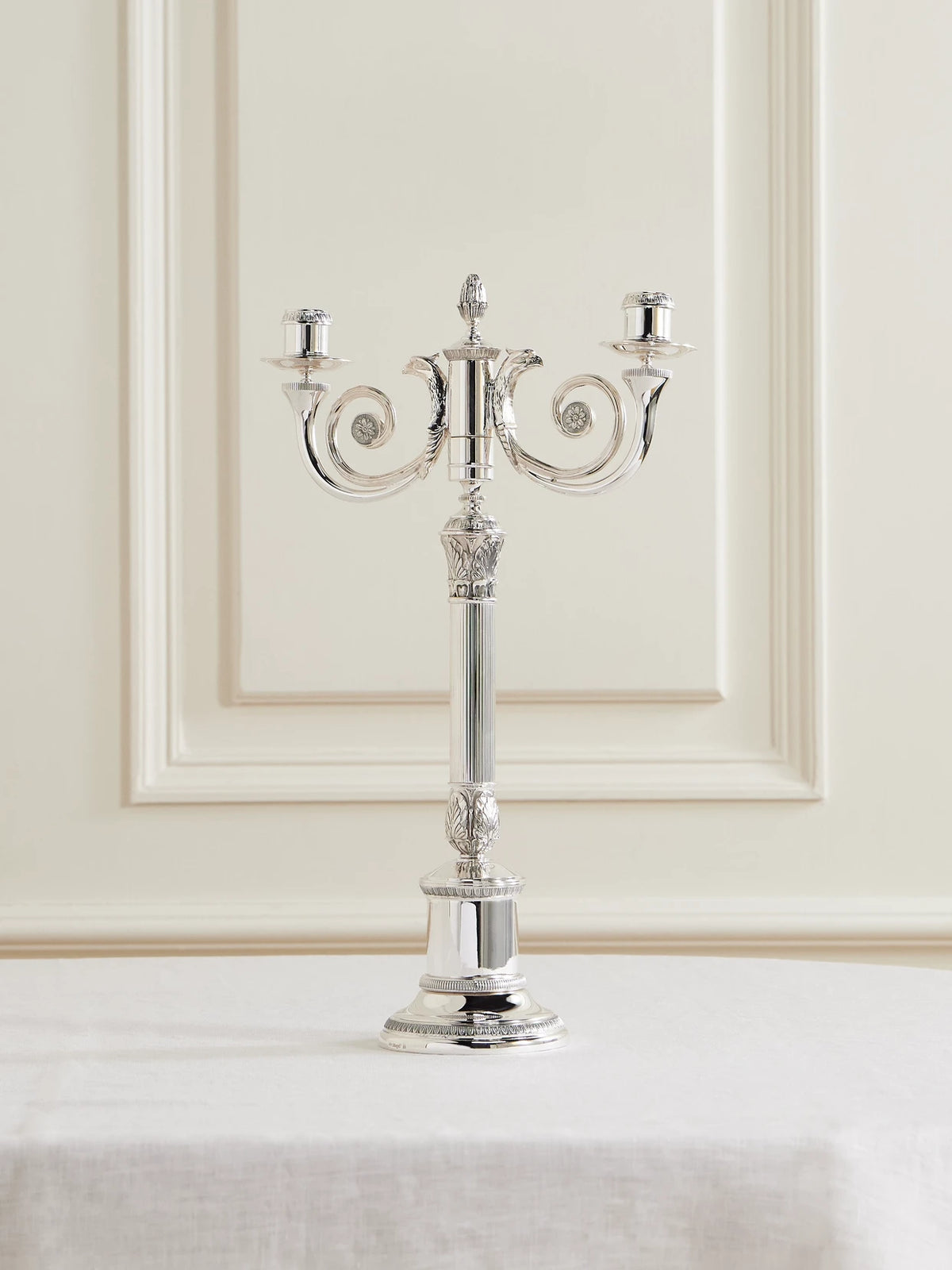 Malmaison Silver-plated Candle Holder
