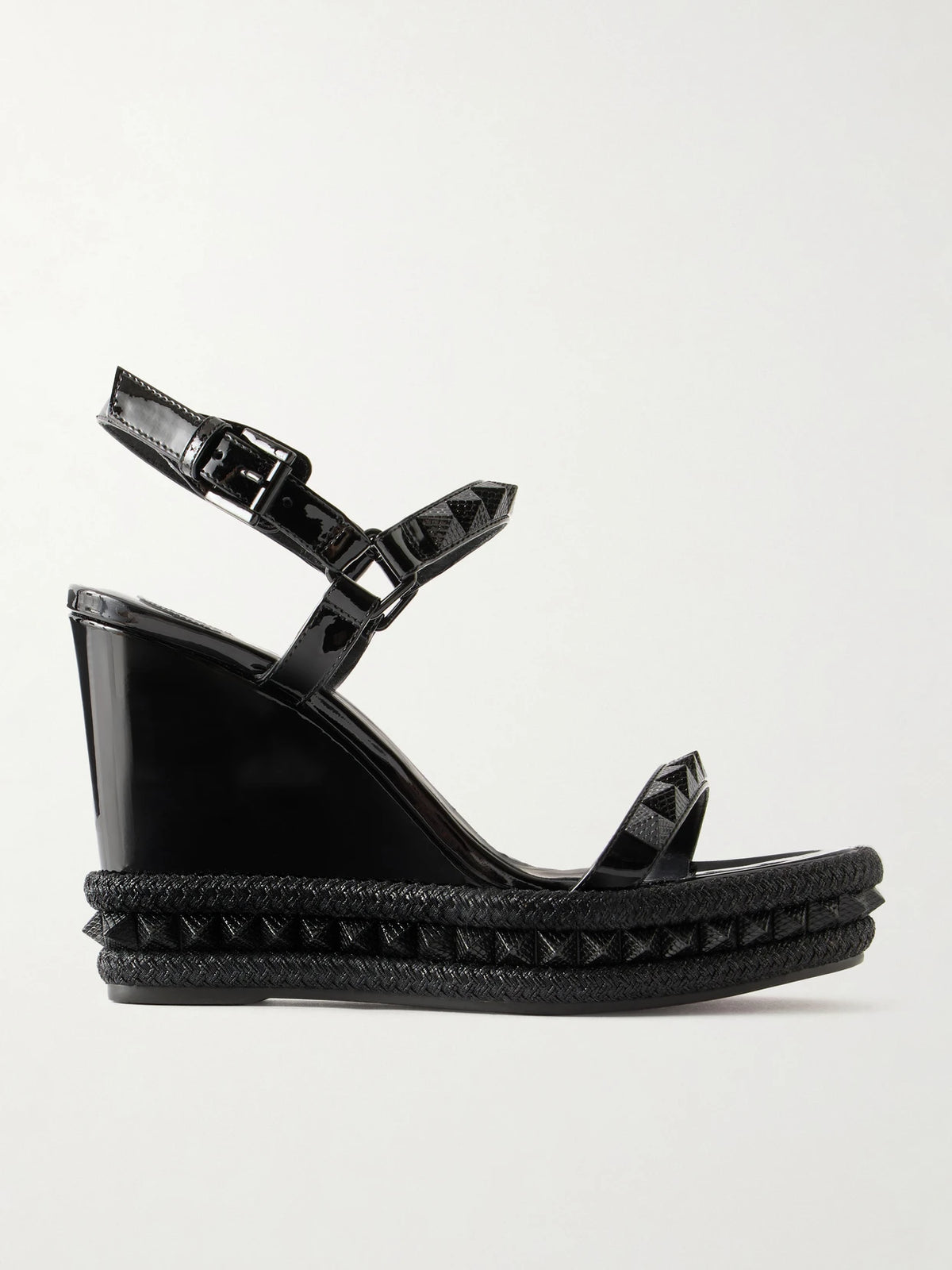 Pyraclou 110 Studded Leather Wedge Sandals