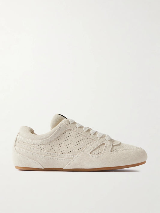 Senny Perforated Suede Sneakers
